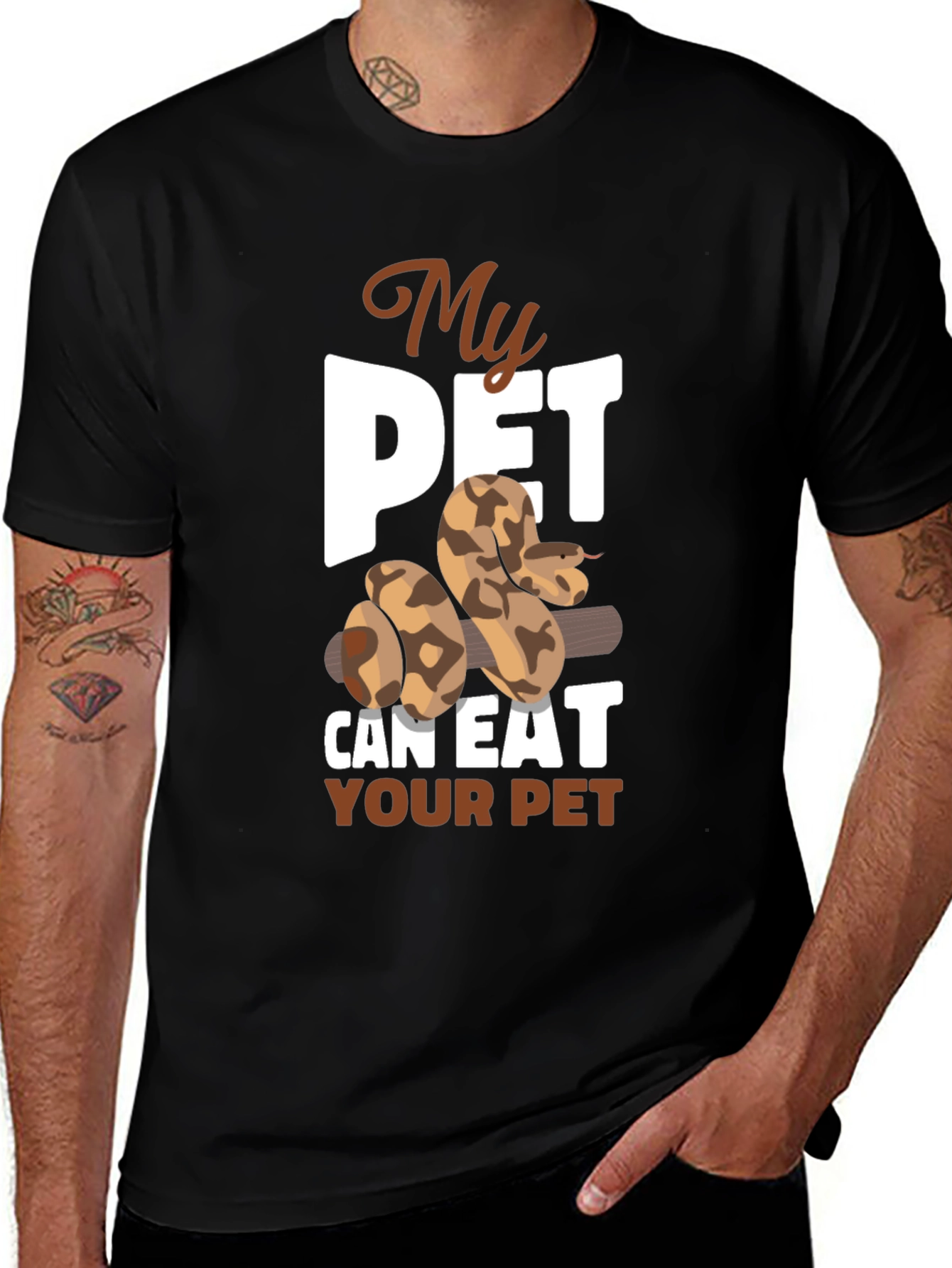 My Pet Can Eat Your Pet Snake T-Shirt