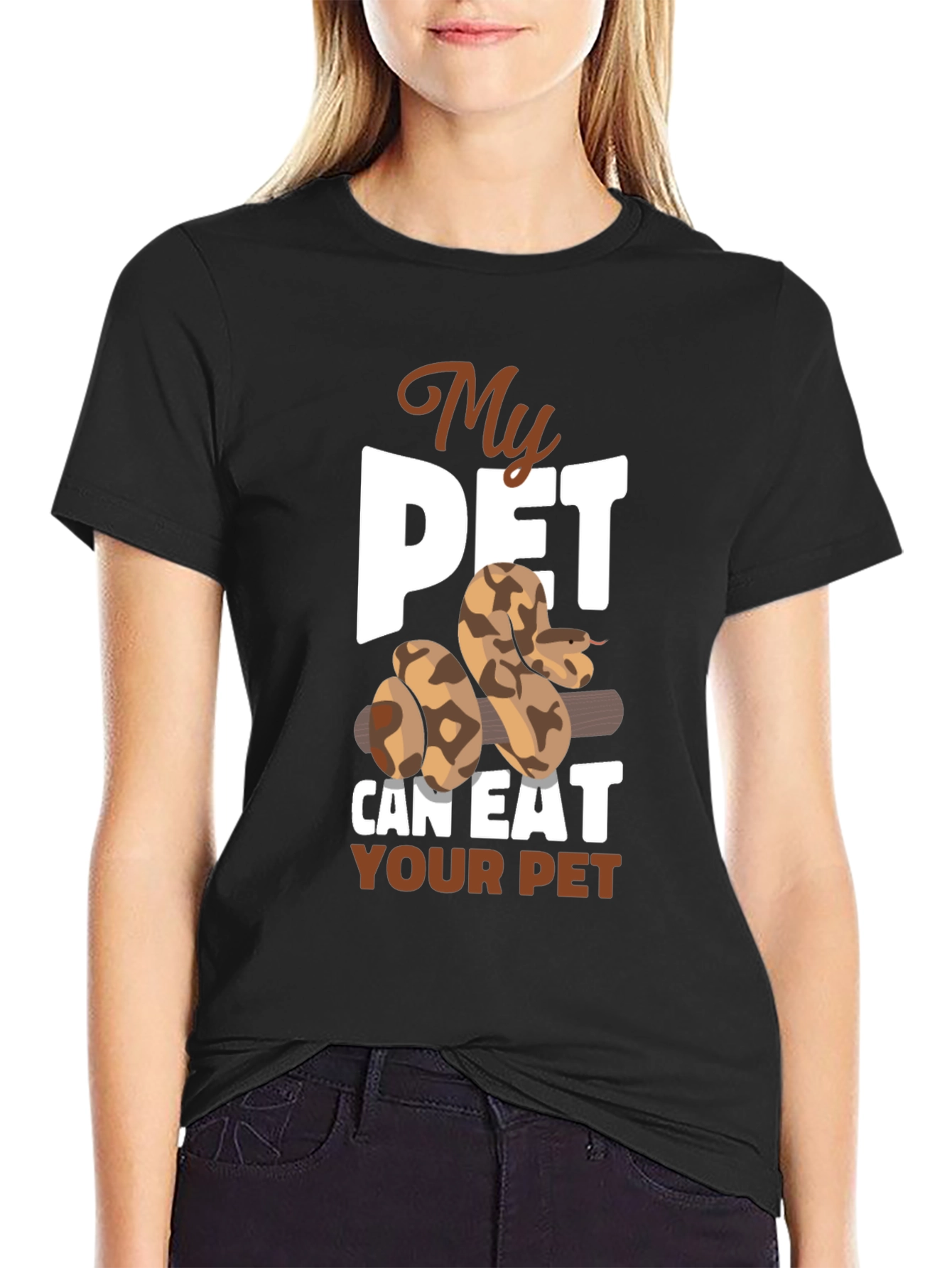 My Pet Can Eat Your Pet Snake T-Shirt