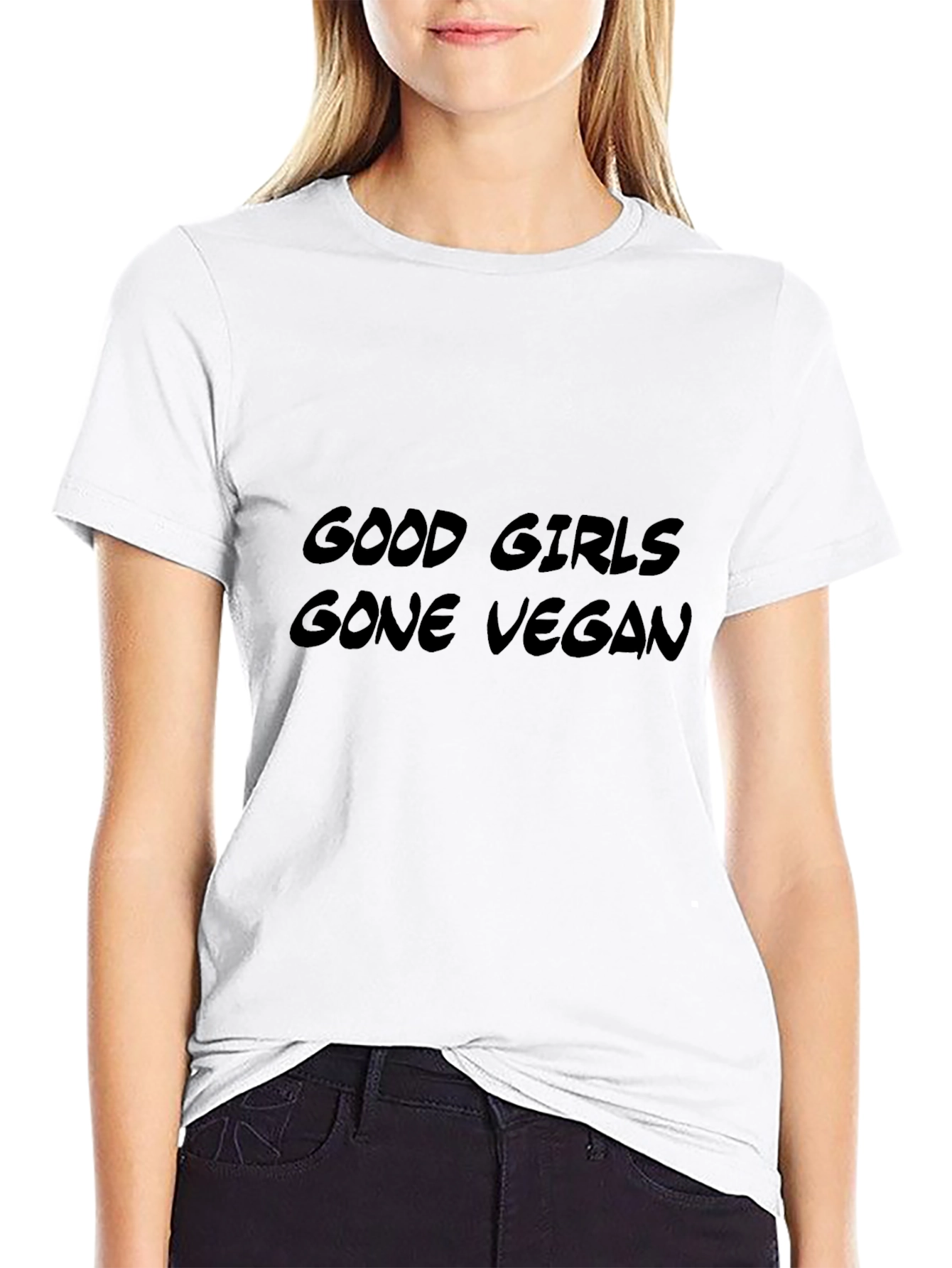 Good Girls Gone Vegan Black T-Shirt
