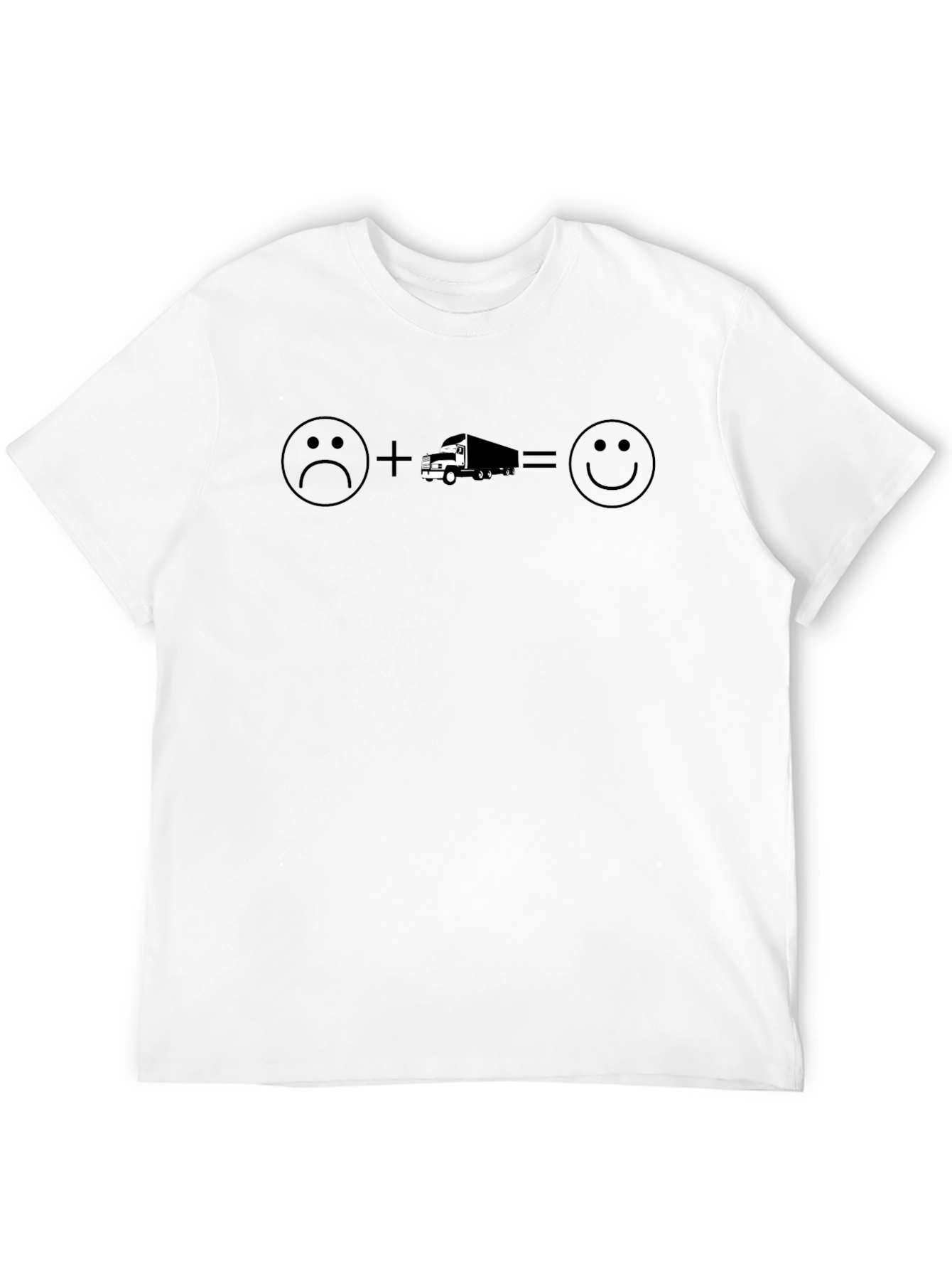 Truckers Equation Graphic T-Shirt - Black