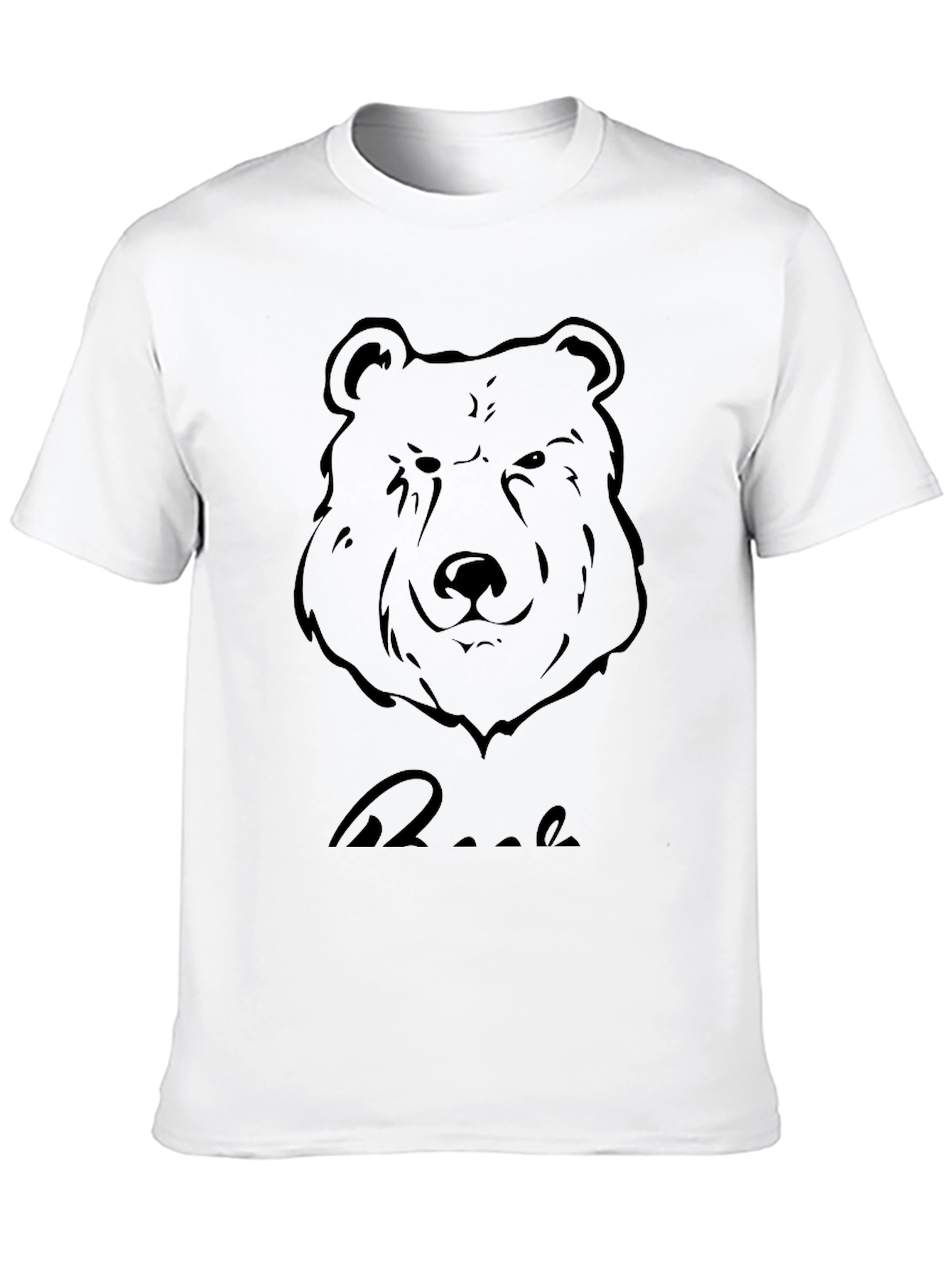Black Bear Graphic Tee - Stylish Mens T-Shirt