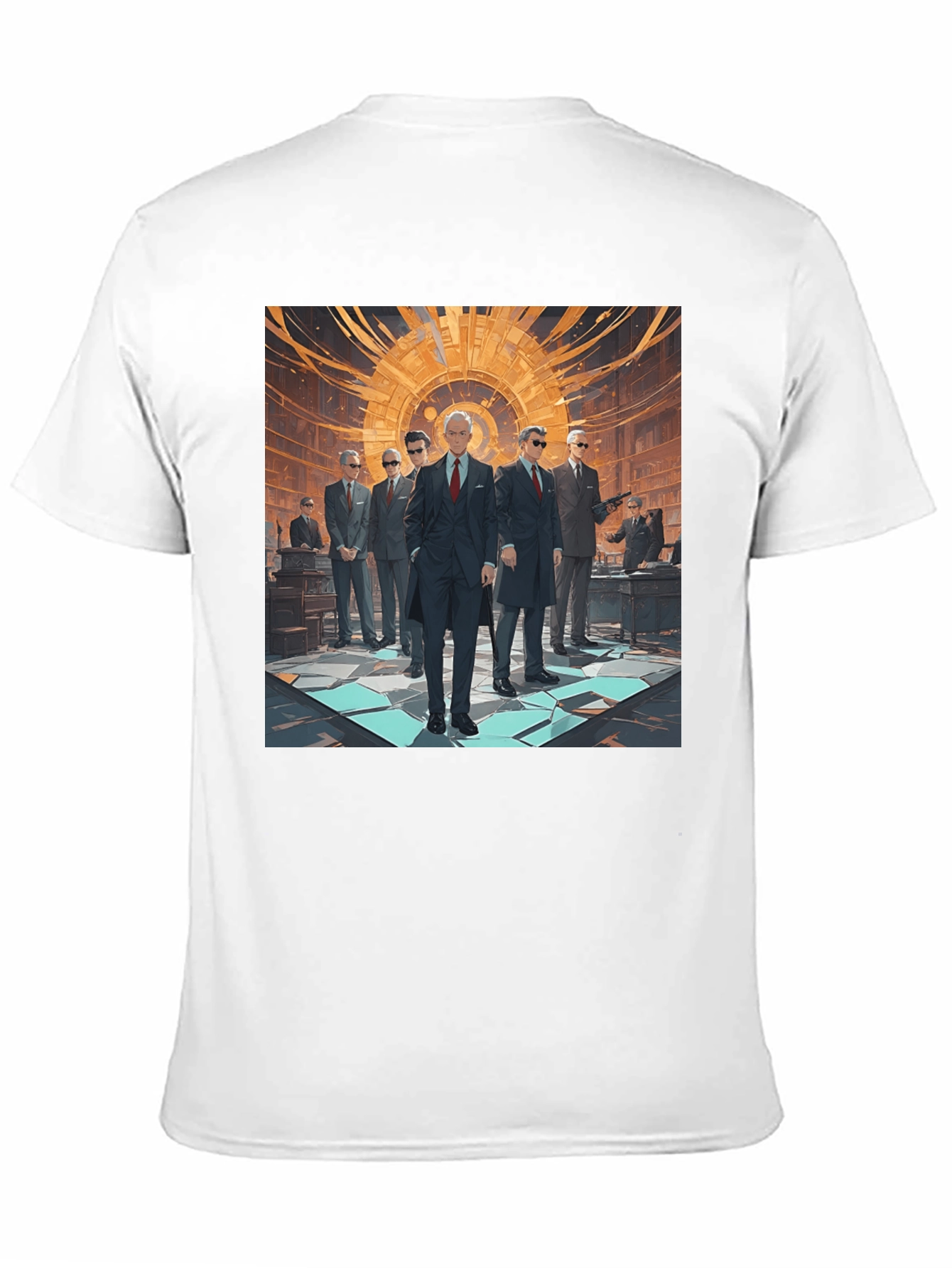 Stylish Graphic Print Crew Neck T-Shirt