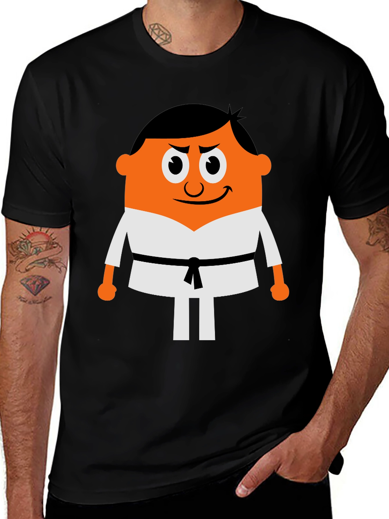 Karate Kid Graphic Tee - Black