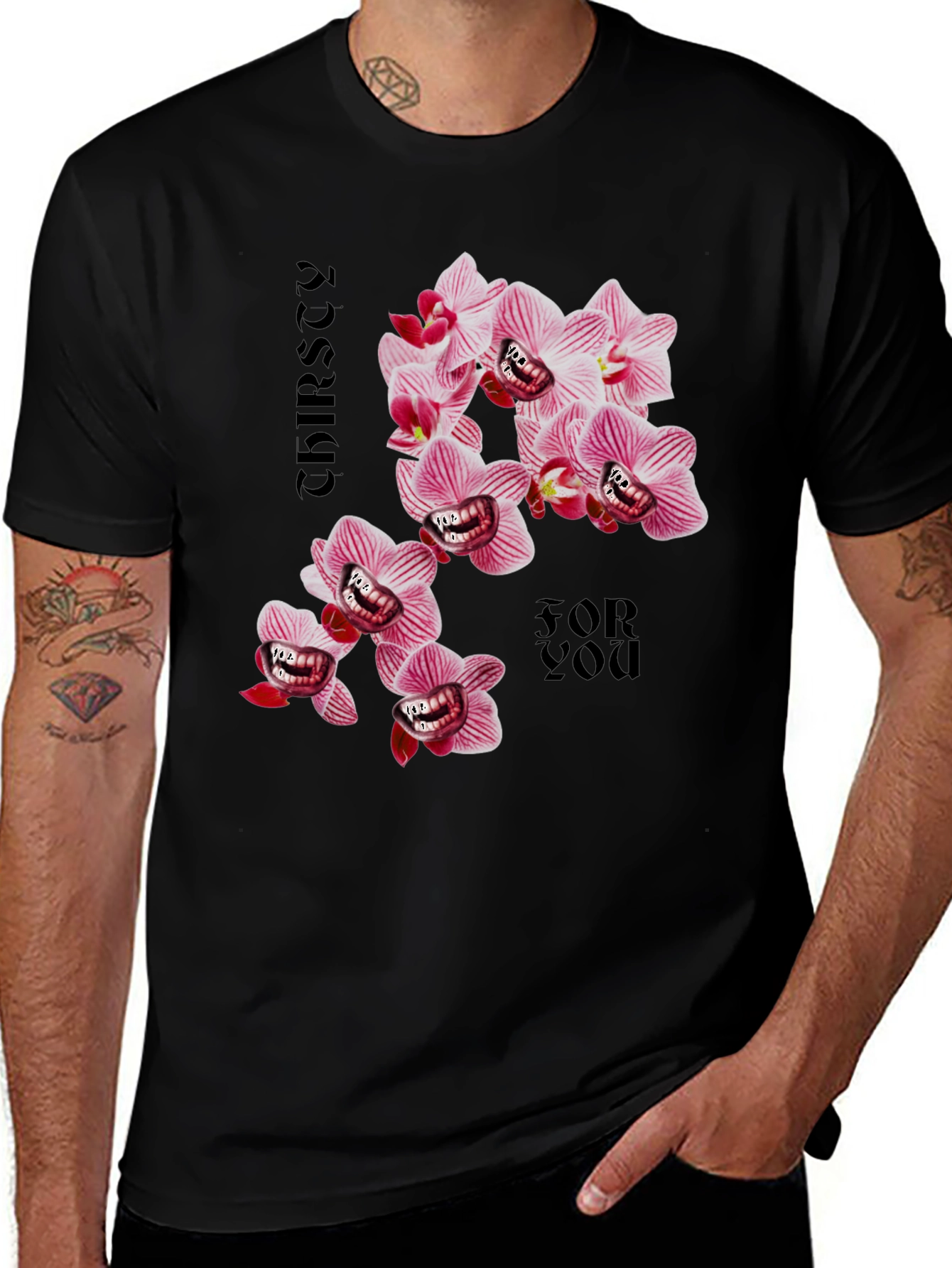 Thirsty For You Graphic Tee - Black