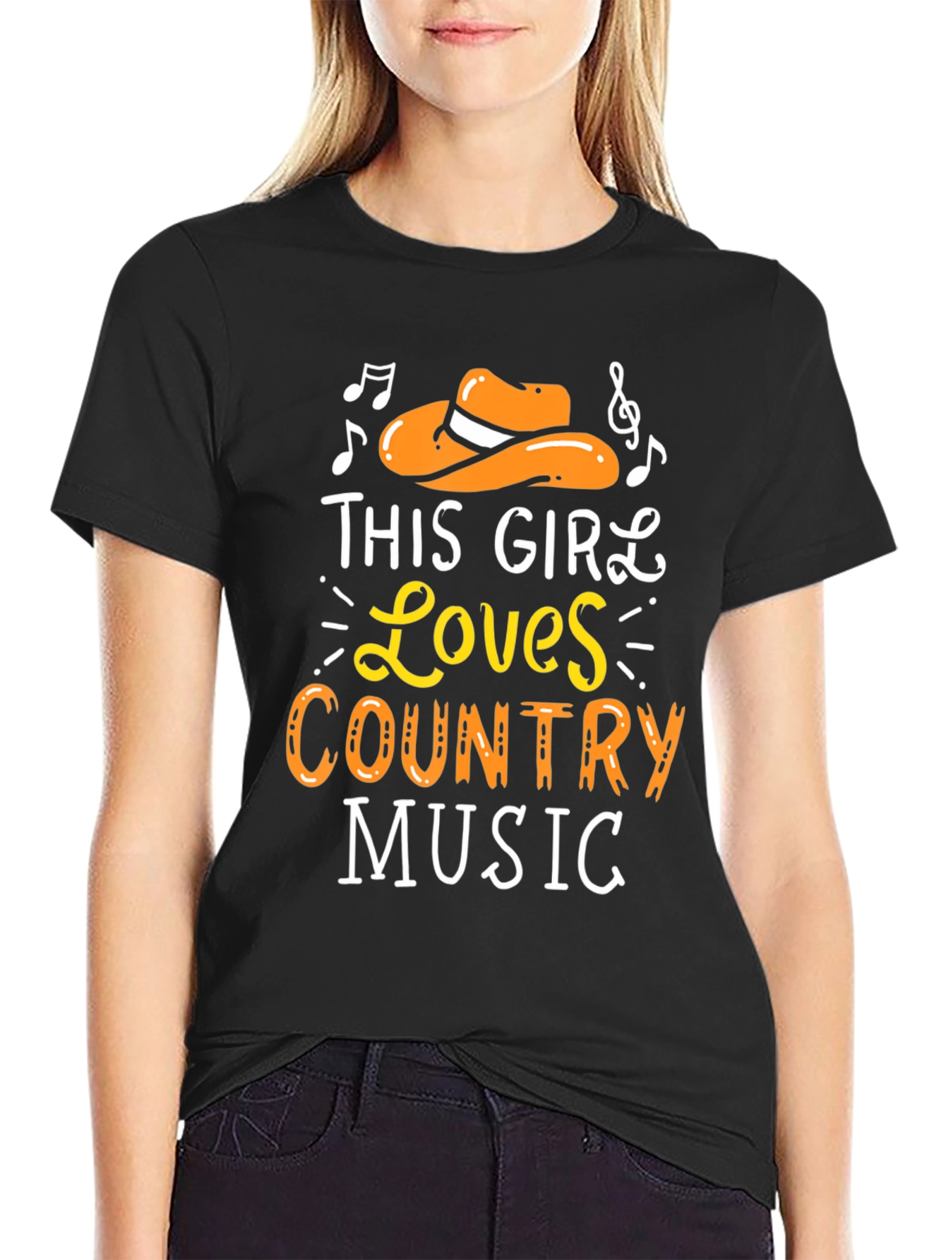 This Girl Loves Country Music T-Shirt
