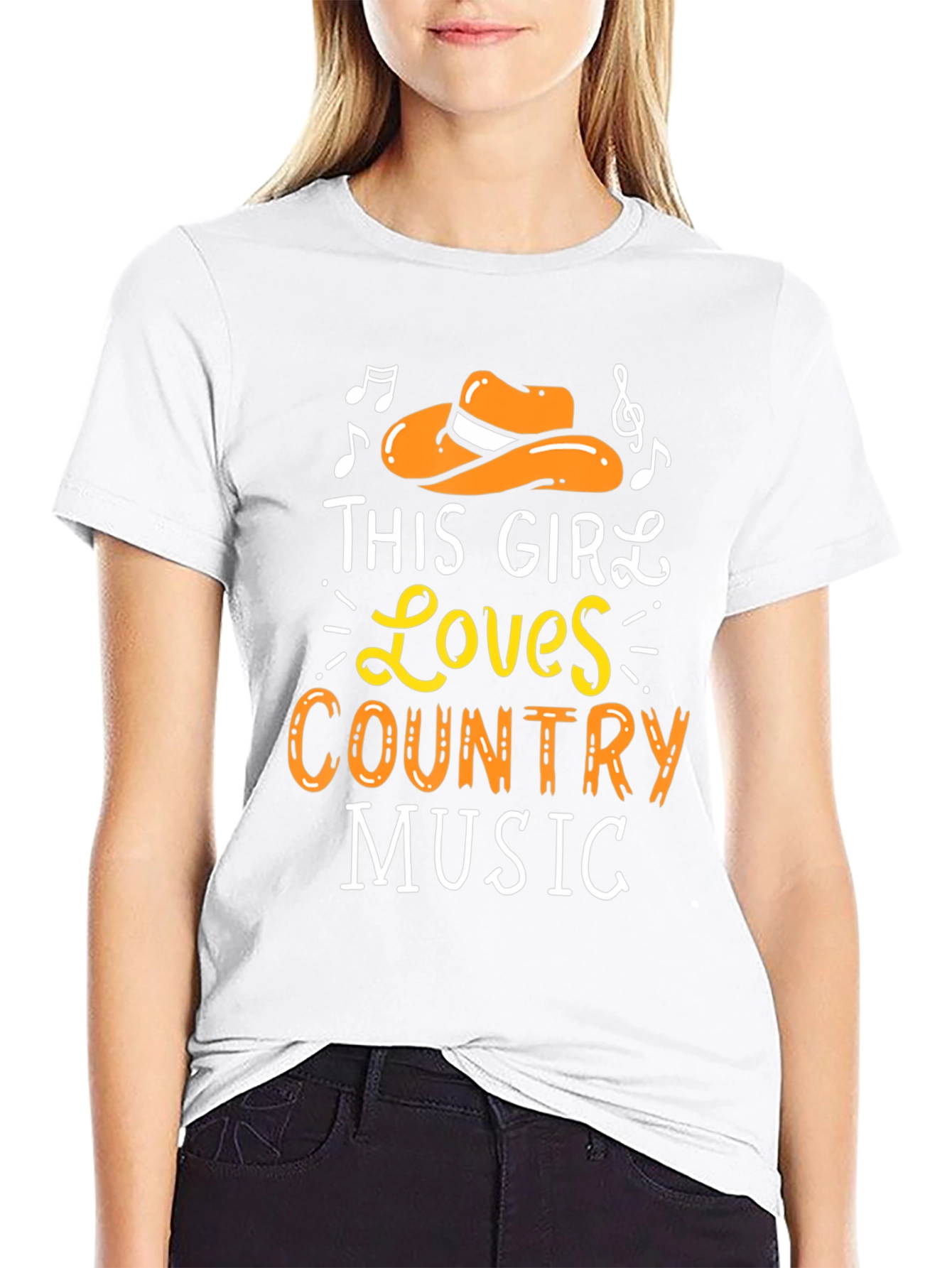 This Girl Loves Country Music T-Shirt