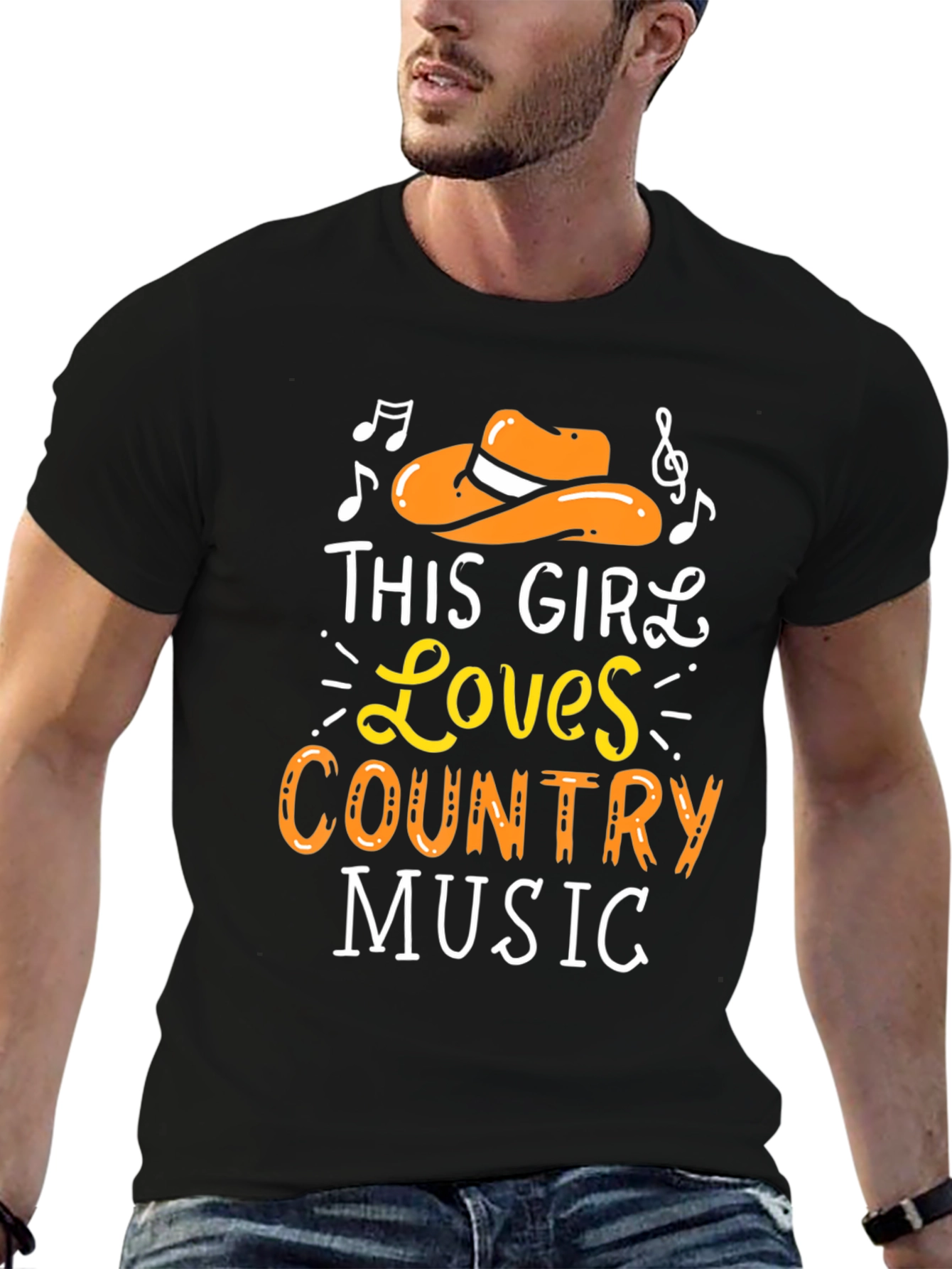 This Girl Loves Country Music T-Shirt