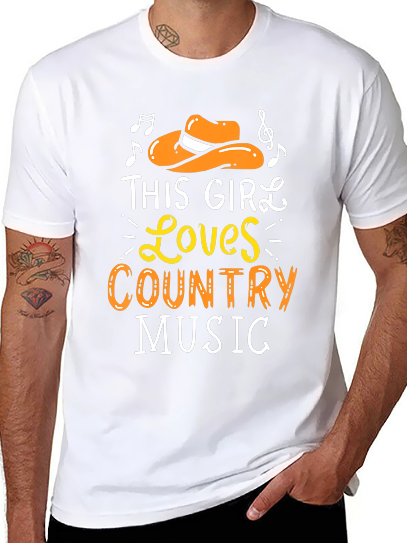 This Girl Loves Country Music T-Shirt