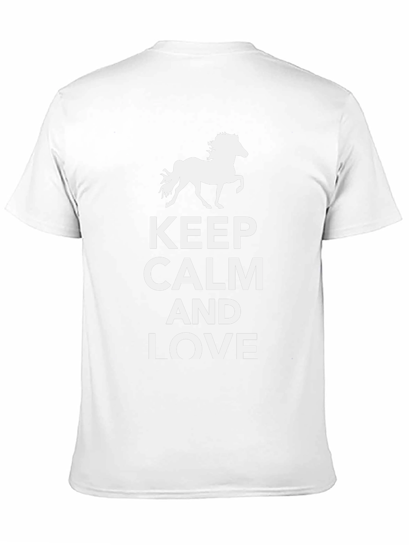 Keep Calm and Love Horses T-Shirt