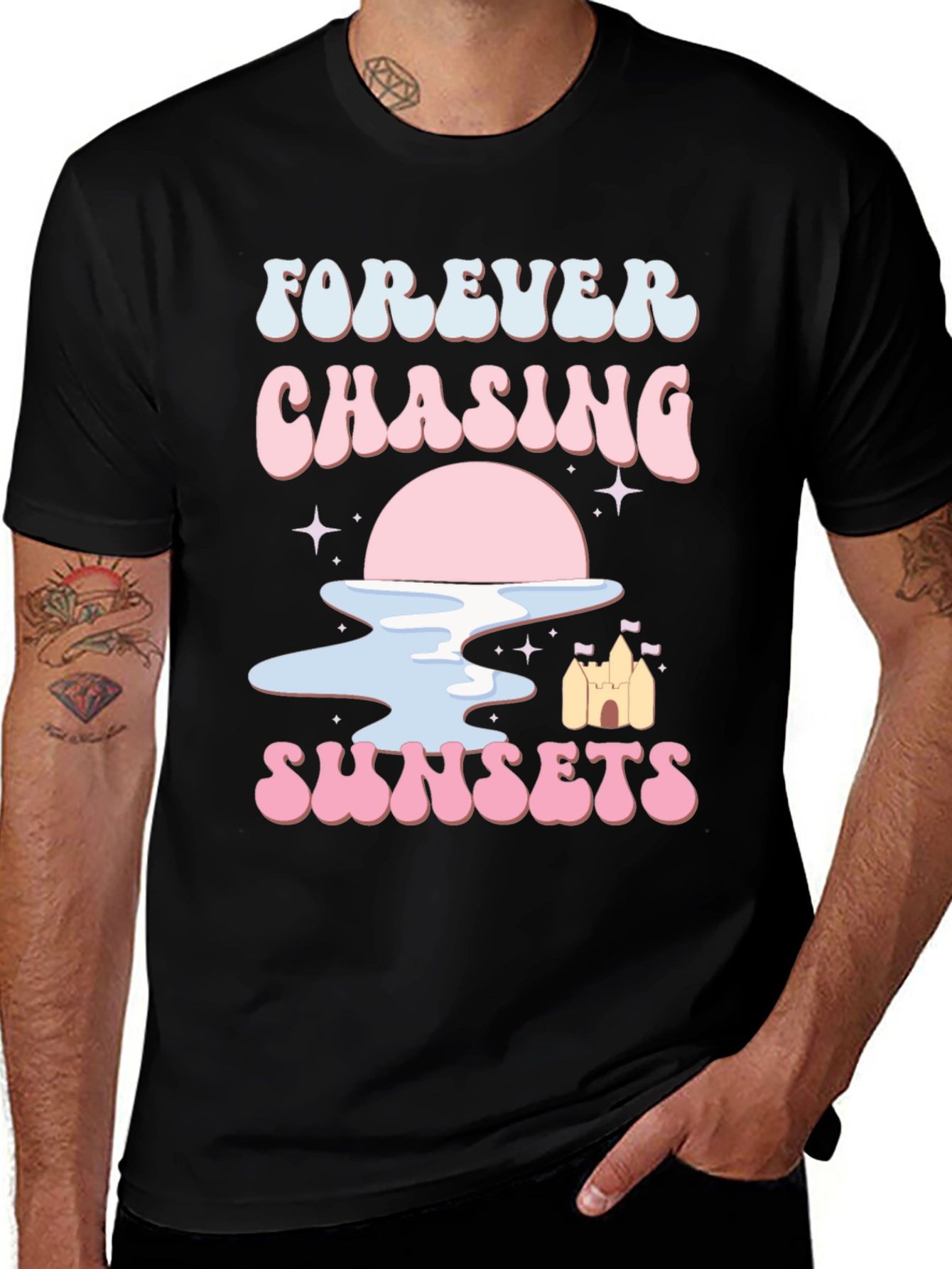 Forever Chasing Sunsets Graphic Tee