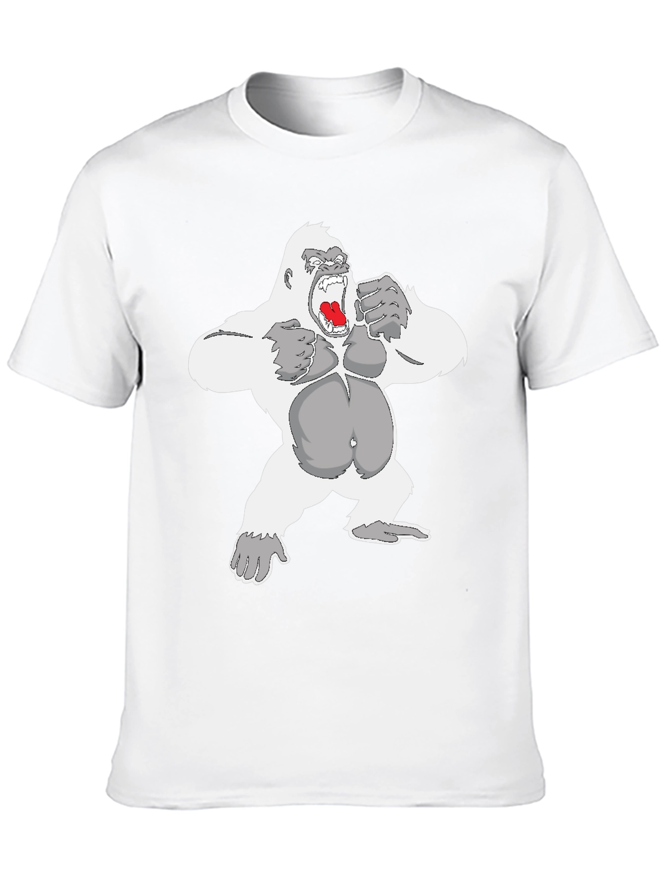 Angry Gorilla Graphic Tee - Mens Black T-Shirt
