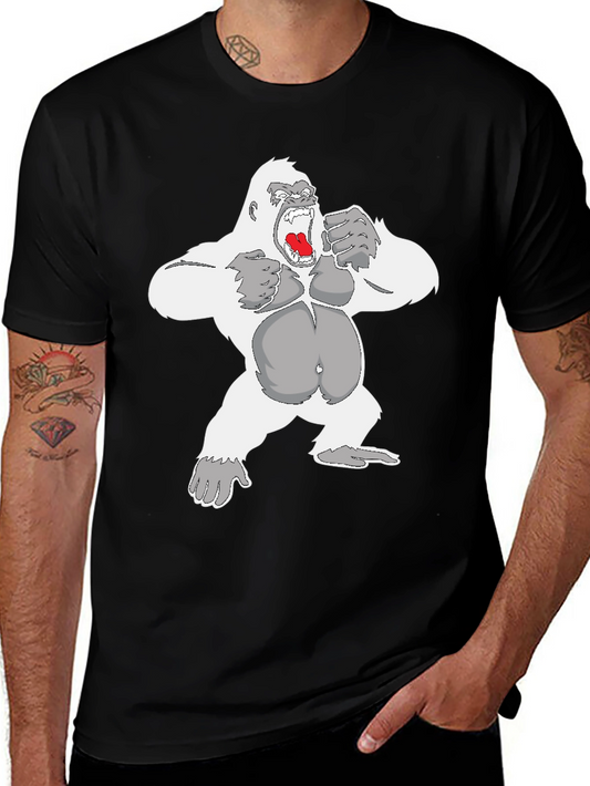 Angry Gorilla Graphic Tee - Mens Black T-Shirt