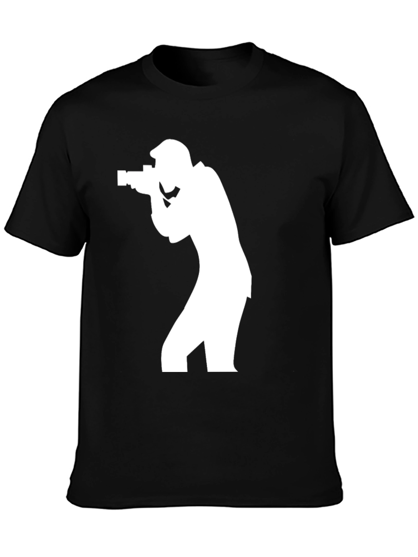Photographer Graphic Tee - Mens Black T-Shirt