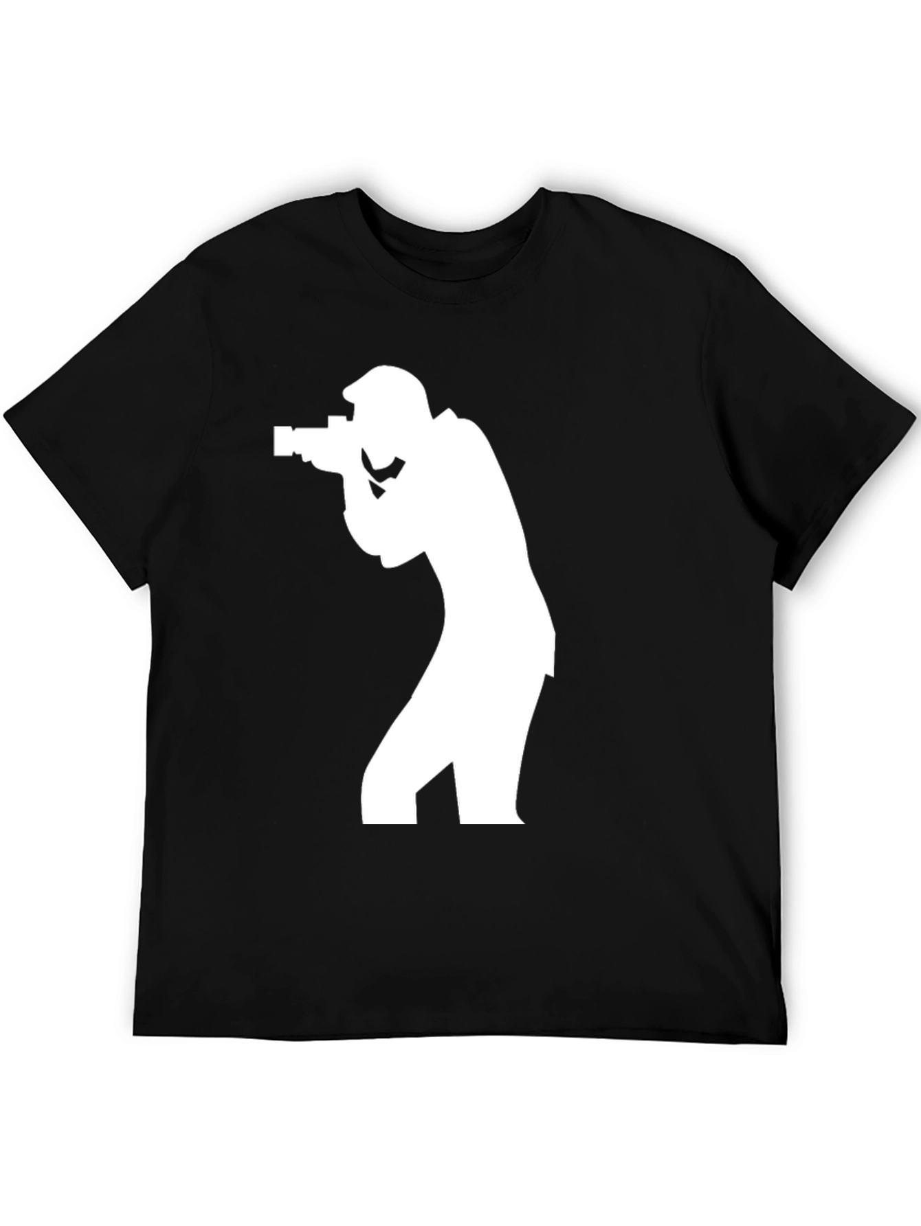 Photographer Graphic Tee - Mens Black T-Shirt