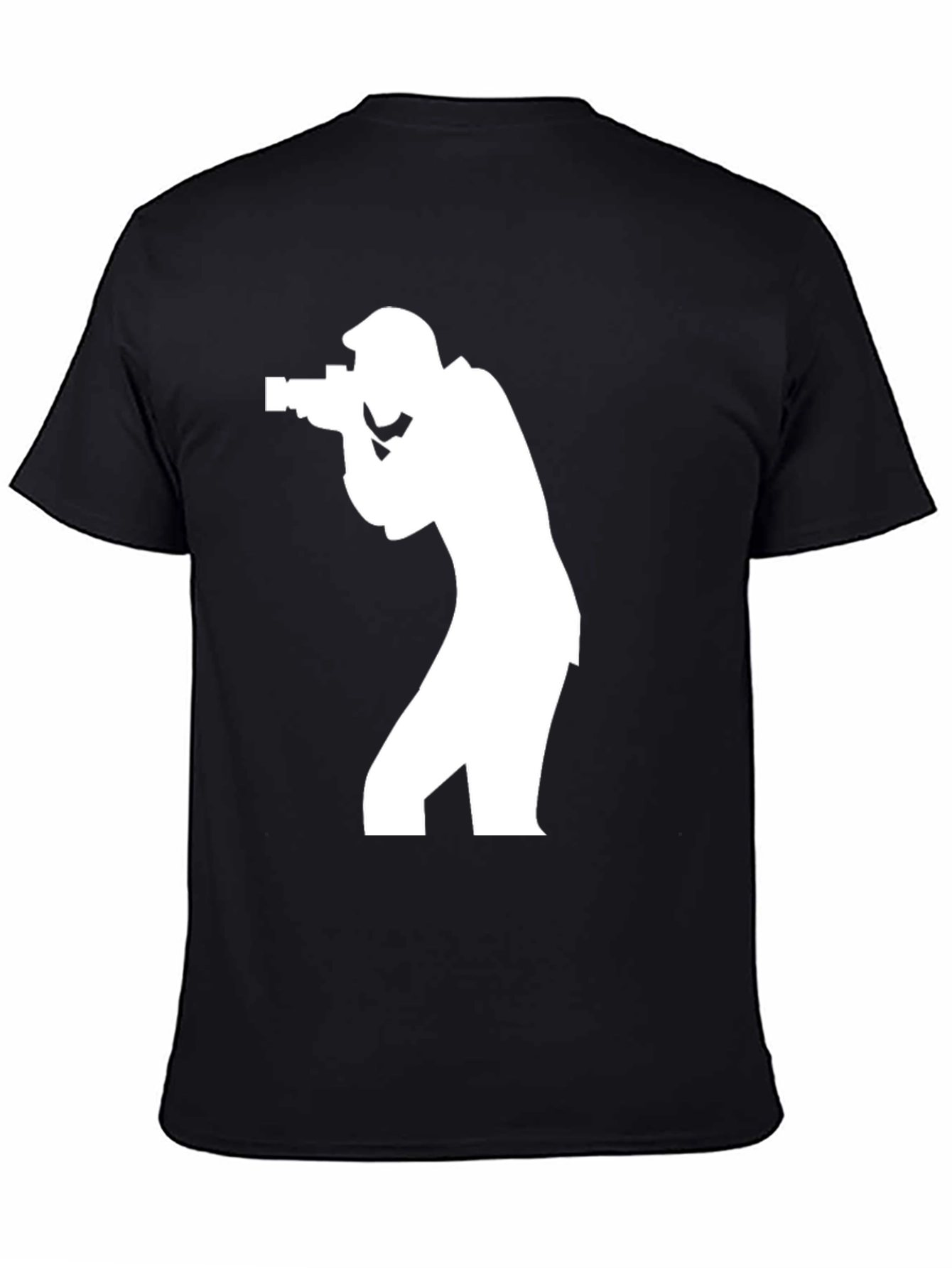 Photographer Graphic Tee - Mens Black T-Shirt