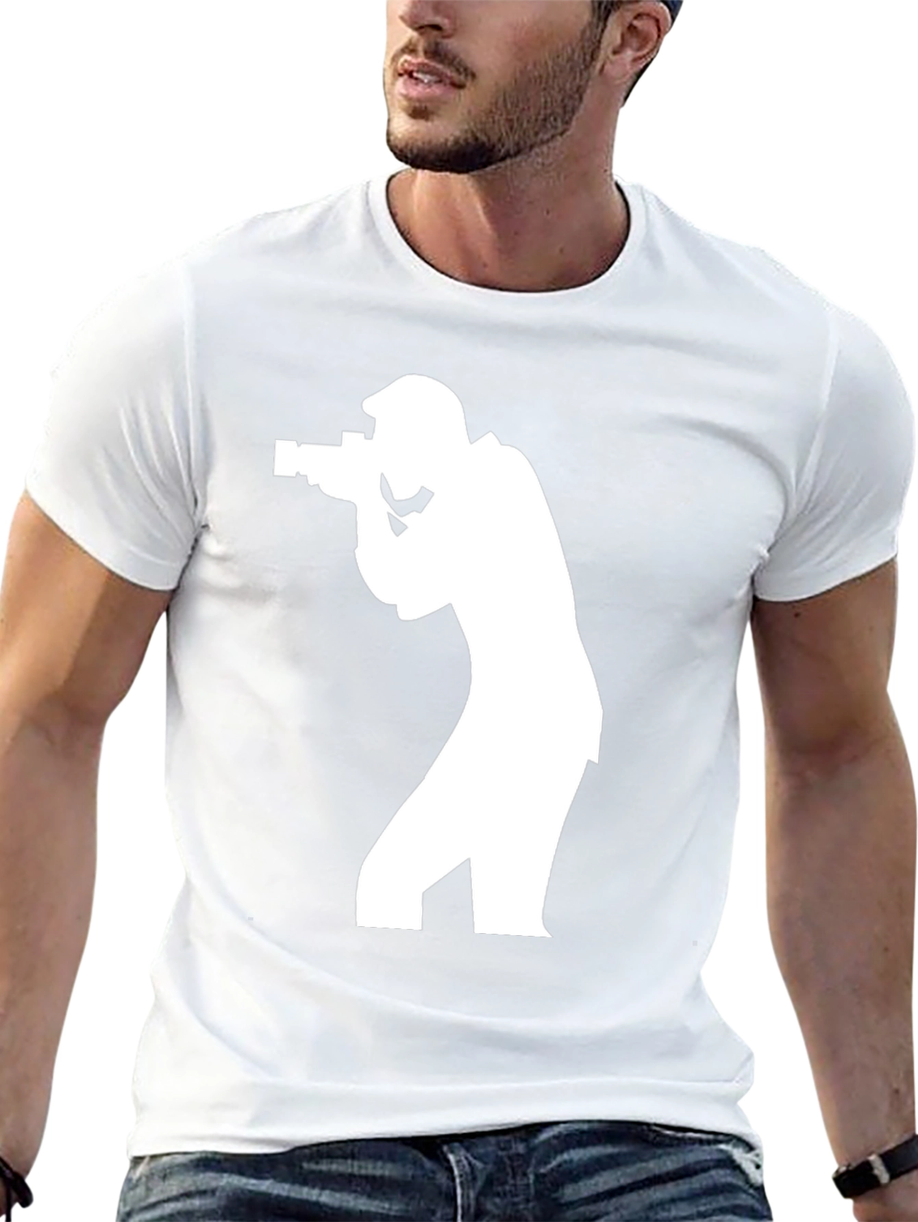 Photographer Graphic Tee - Mens Black T-Shirt