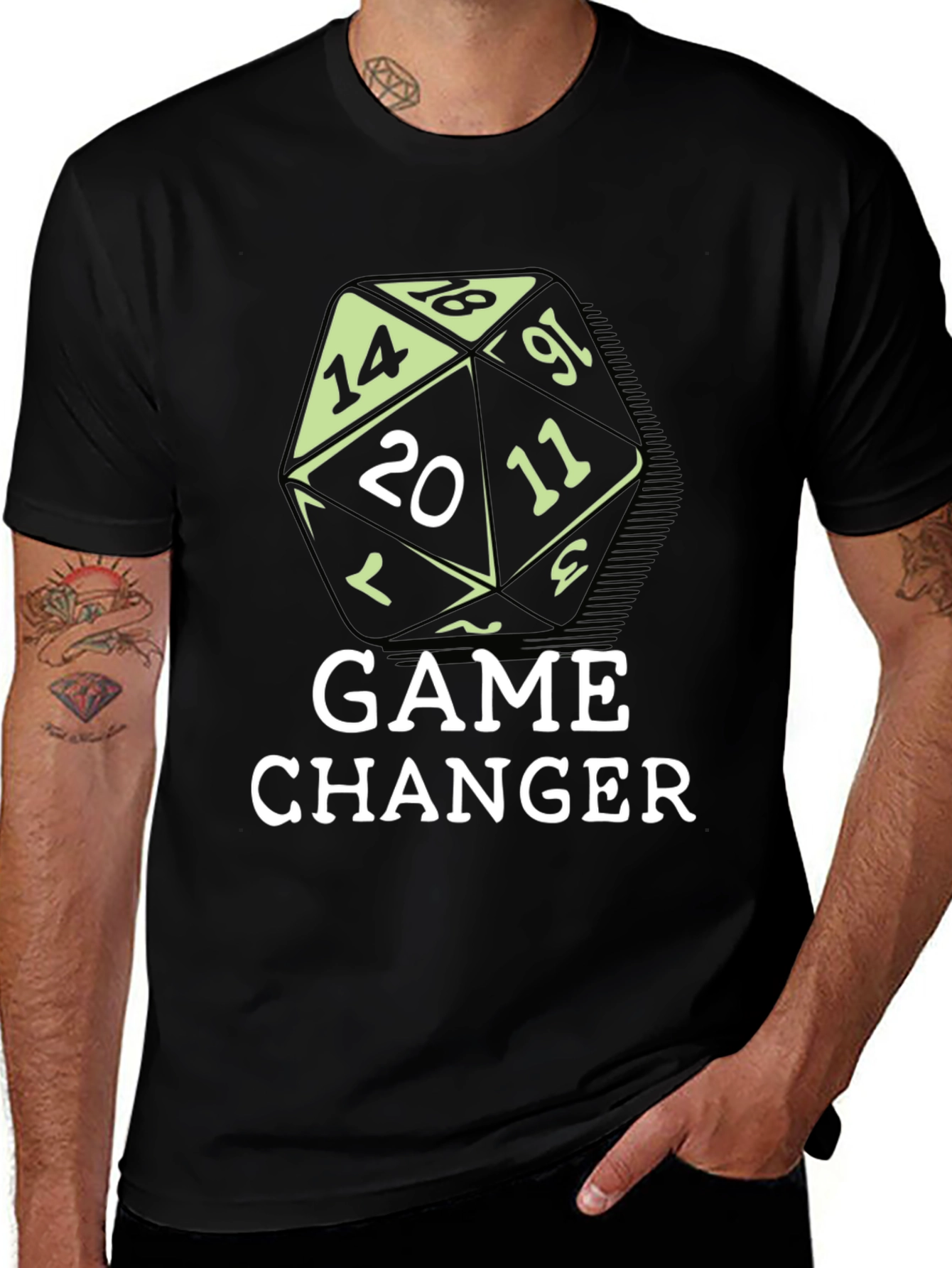 Game Changer D20 Dice T-Shirt