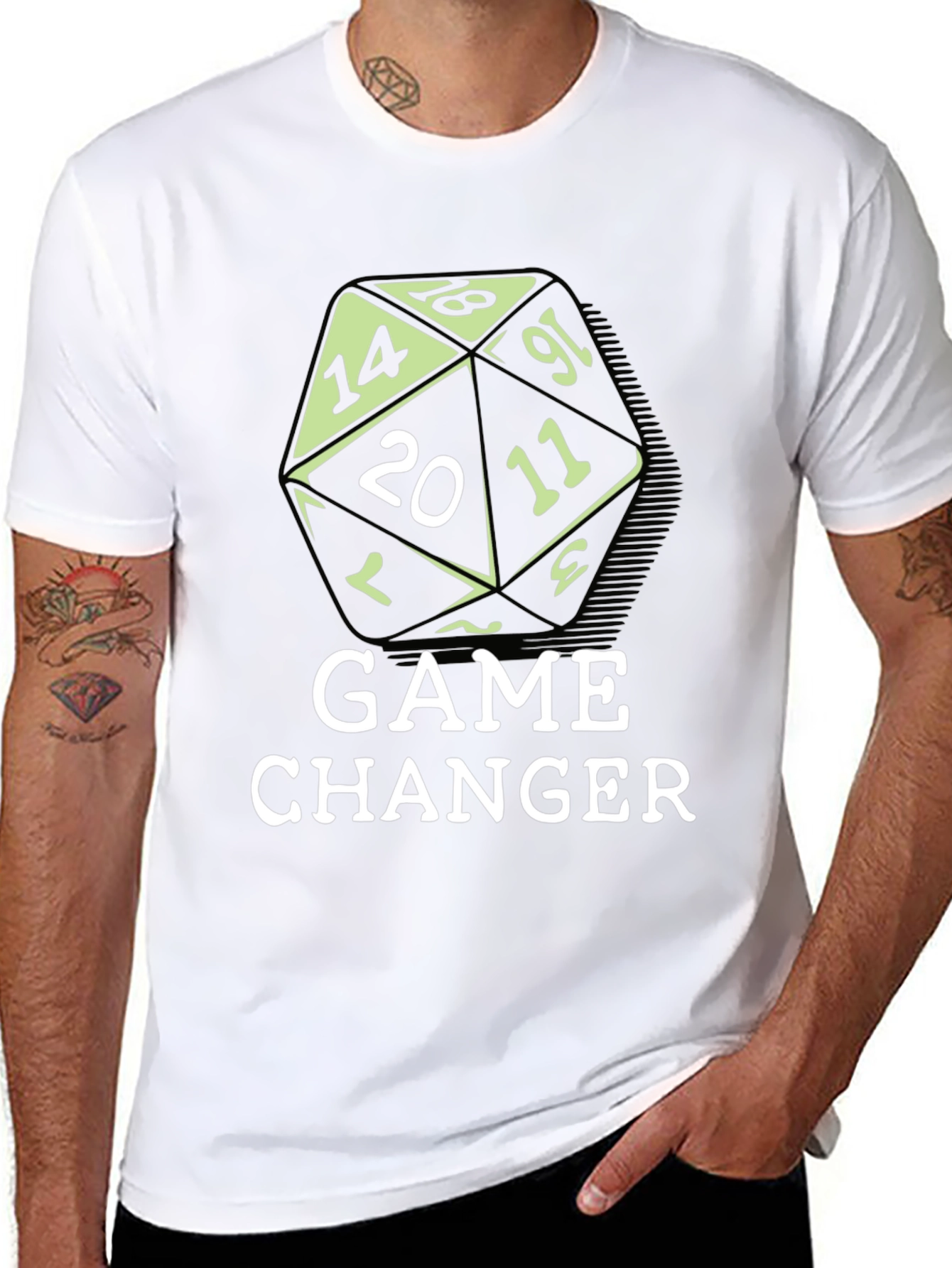 Game Changer D20 Dice T-Shirt