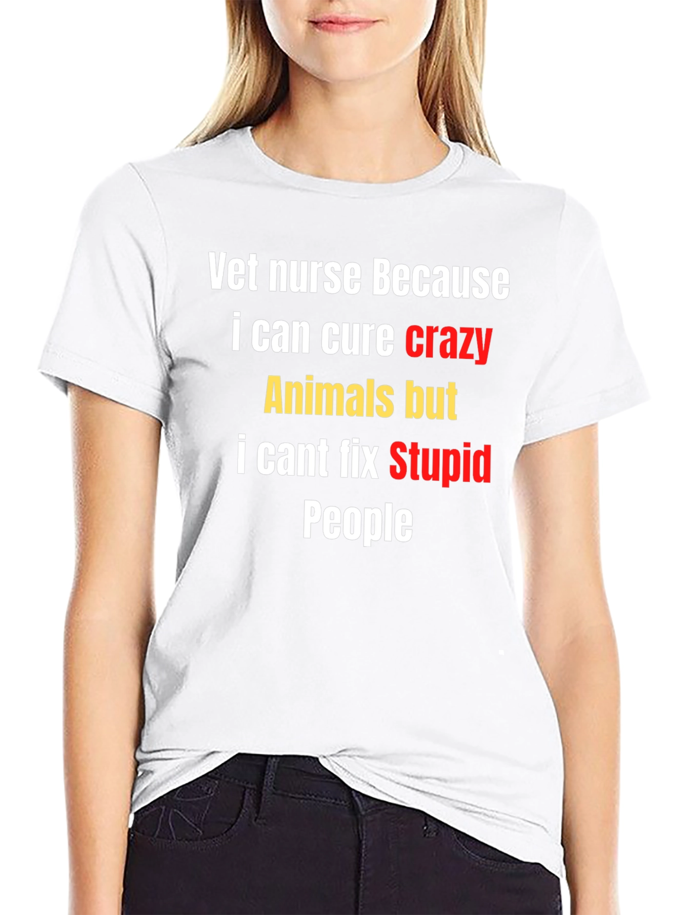 Vet Nurse Crazy Animals T-Shirt - Funny Unisex Tee