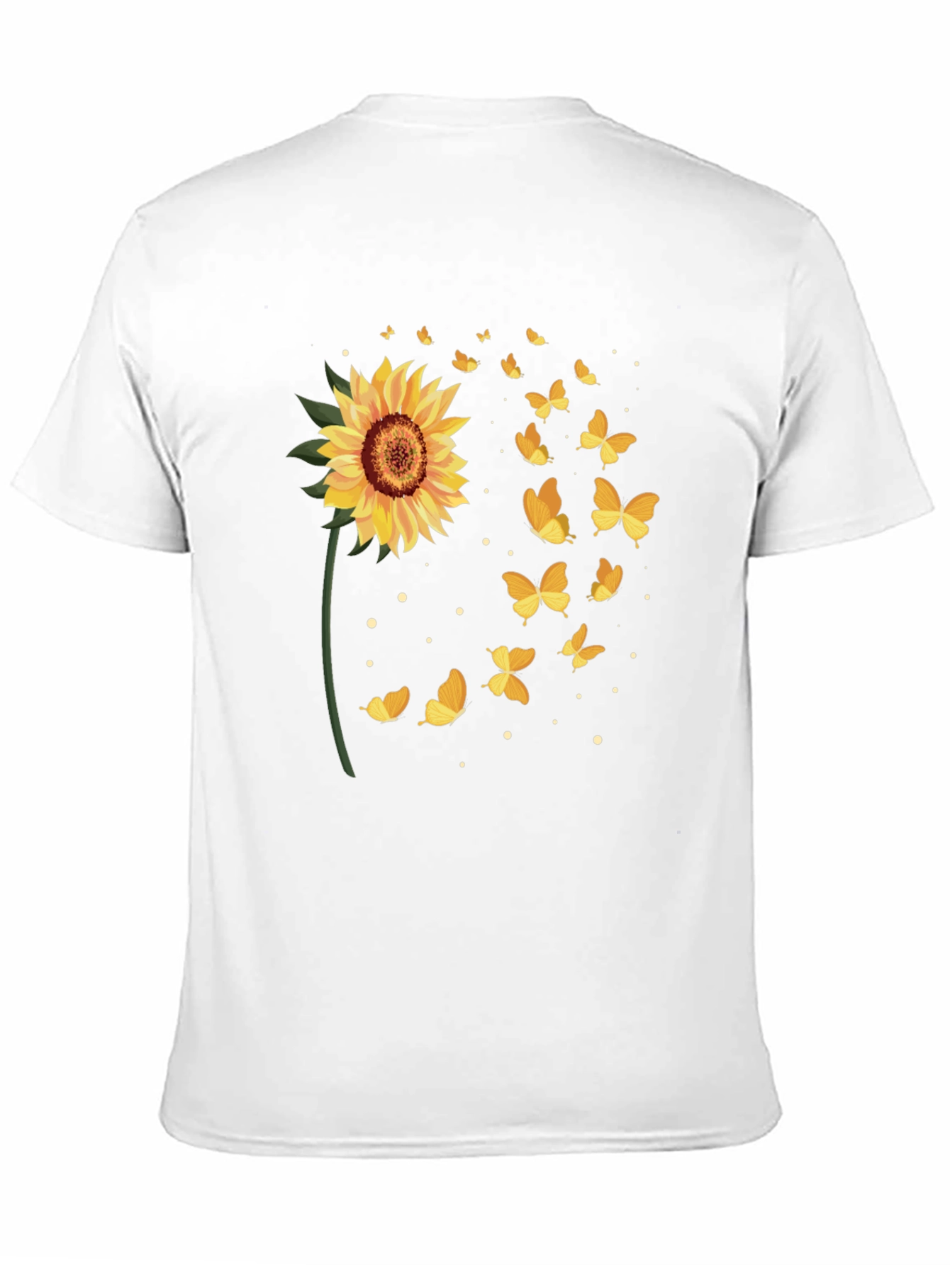 Sunflower Butterfly Graphic Tee