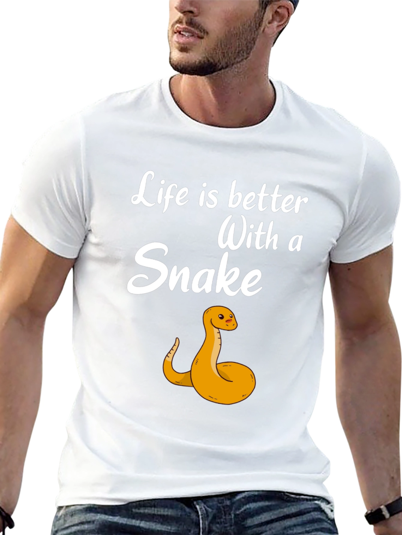 Life is Better with a Snake Graphic Tee