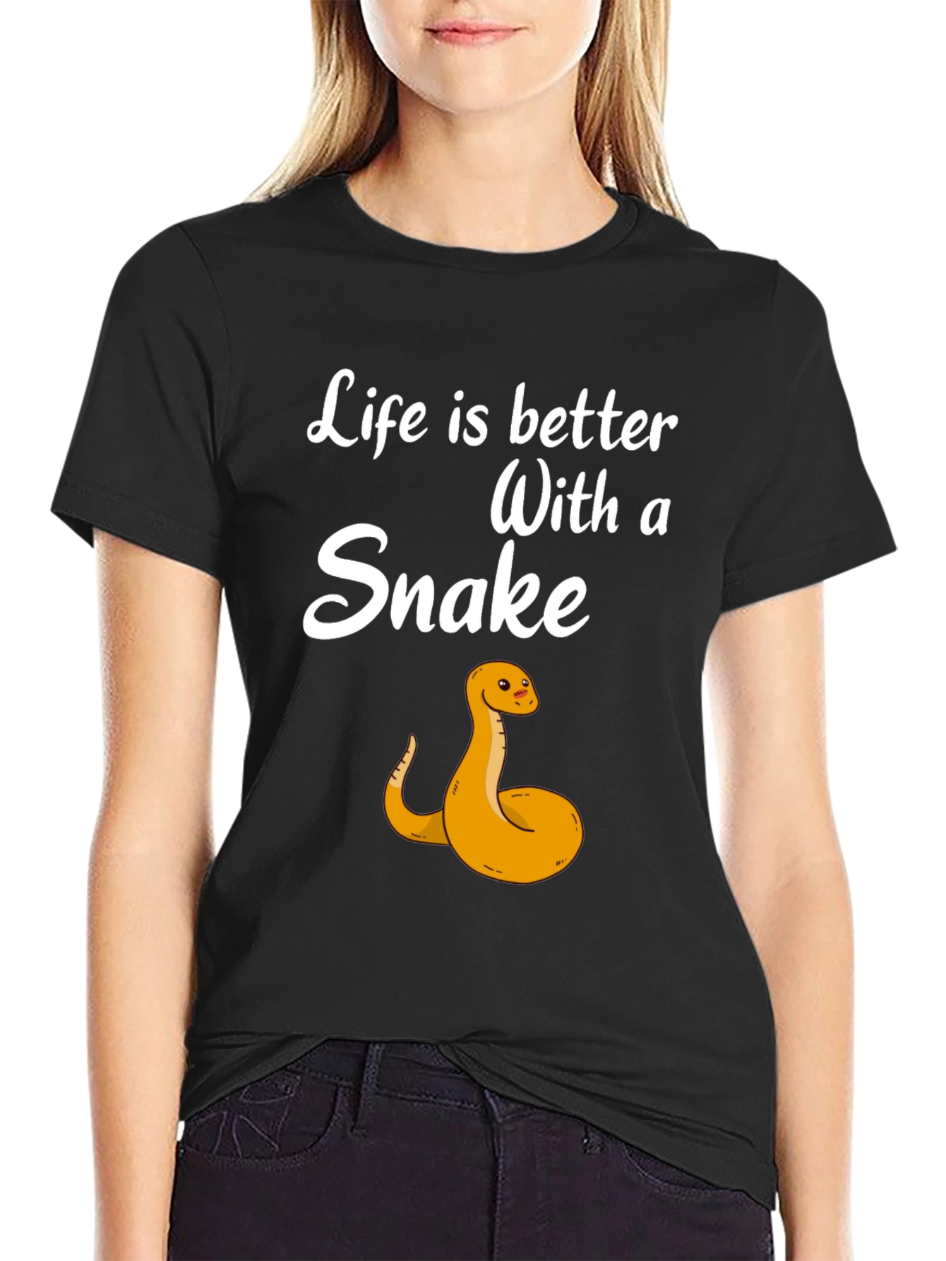 Life is Better with a Snake Graphic Tee