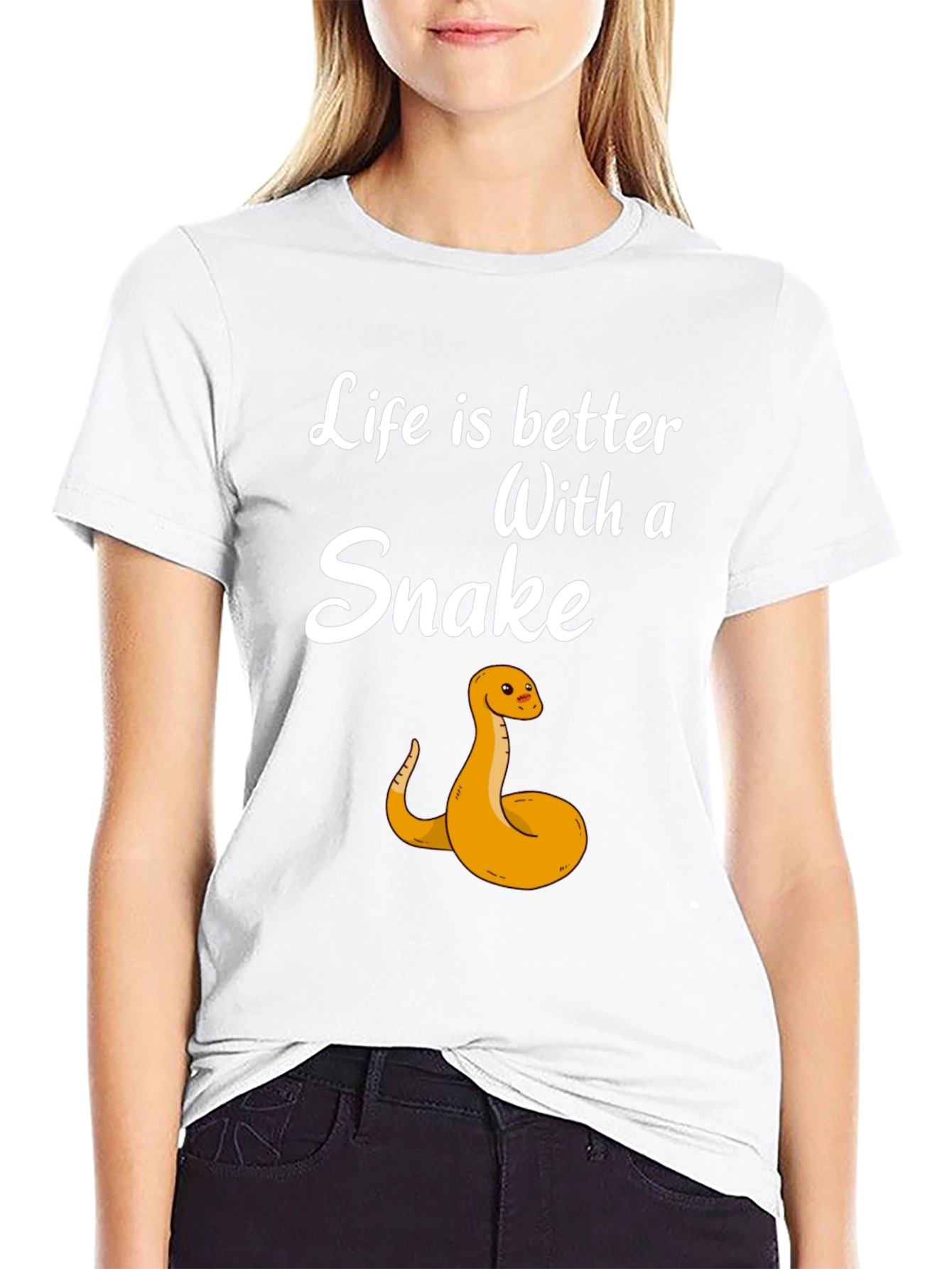 Life is Better with a Snake Graphic Tee