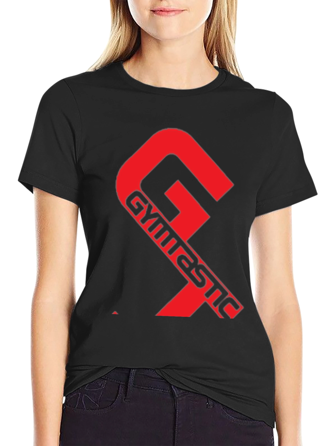 Gymnastic Black Graphic Tee