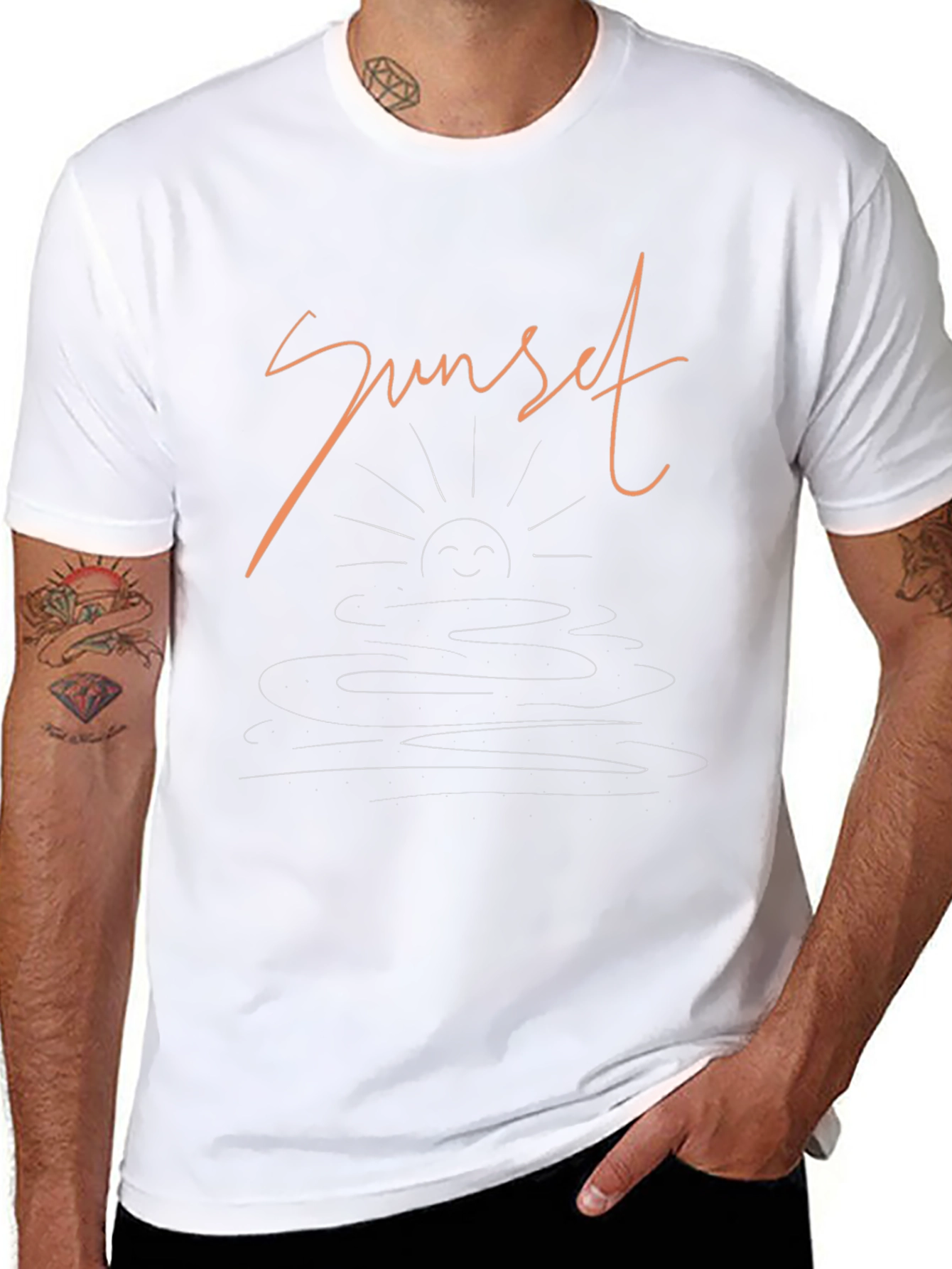 Sunset Graphic Tee - Stylish & Comfortable