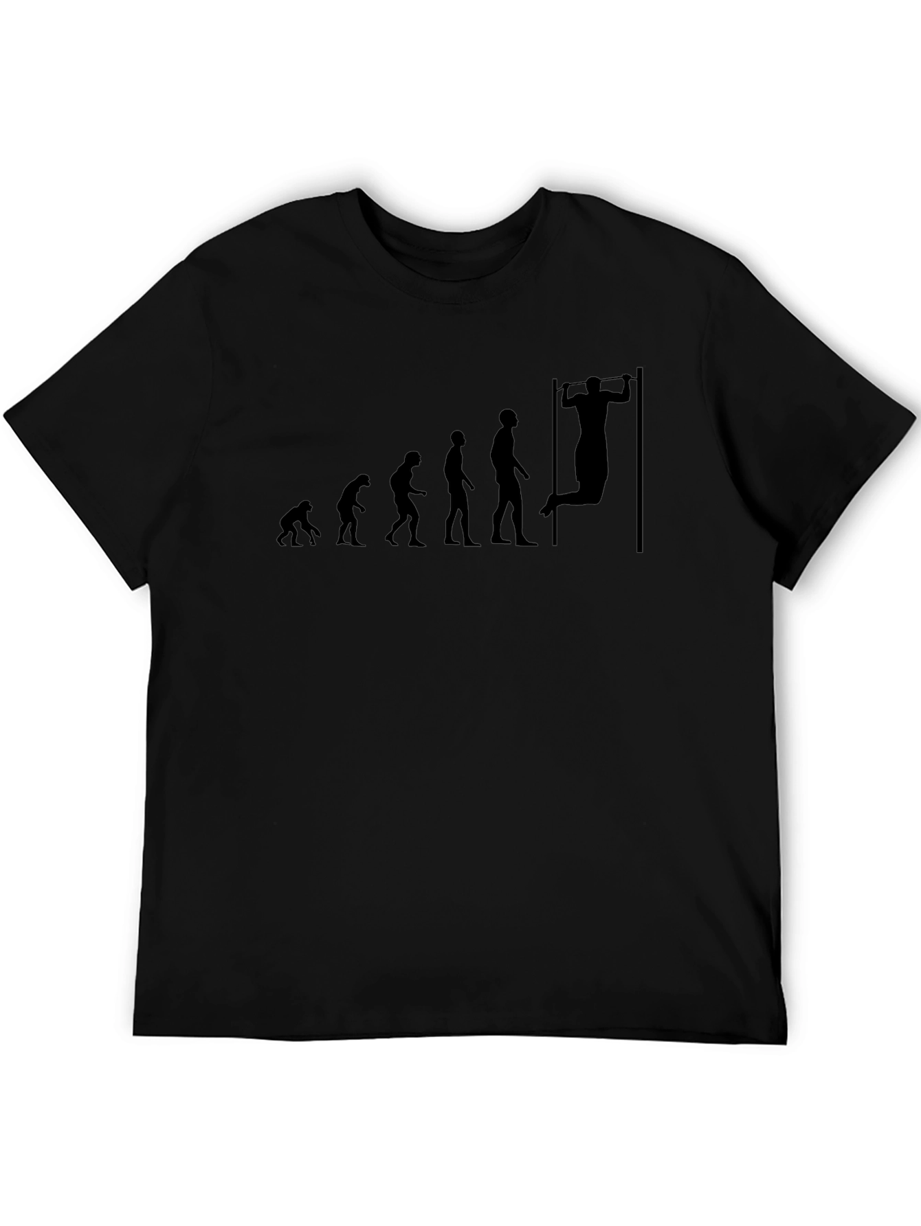 Evolution Pull-Up Black Graphic T-Shirt