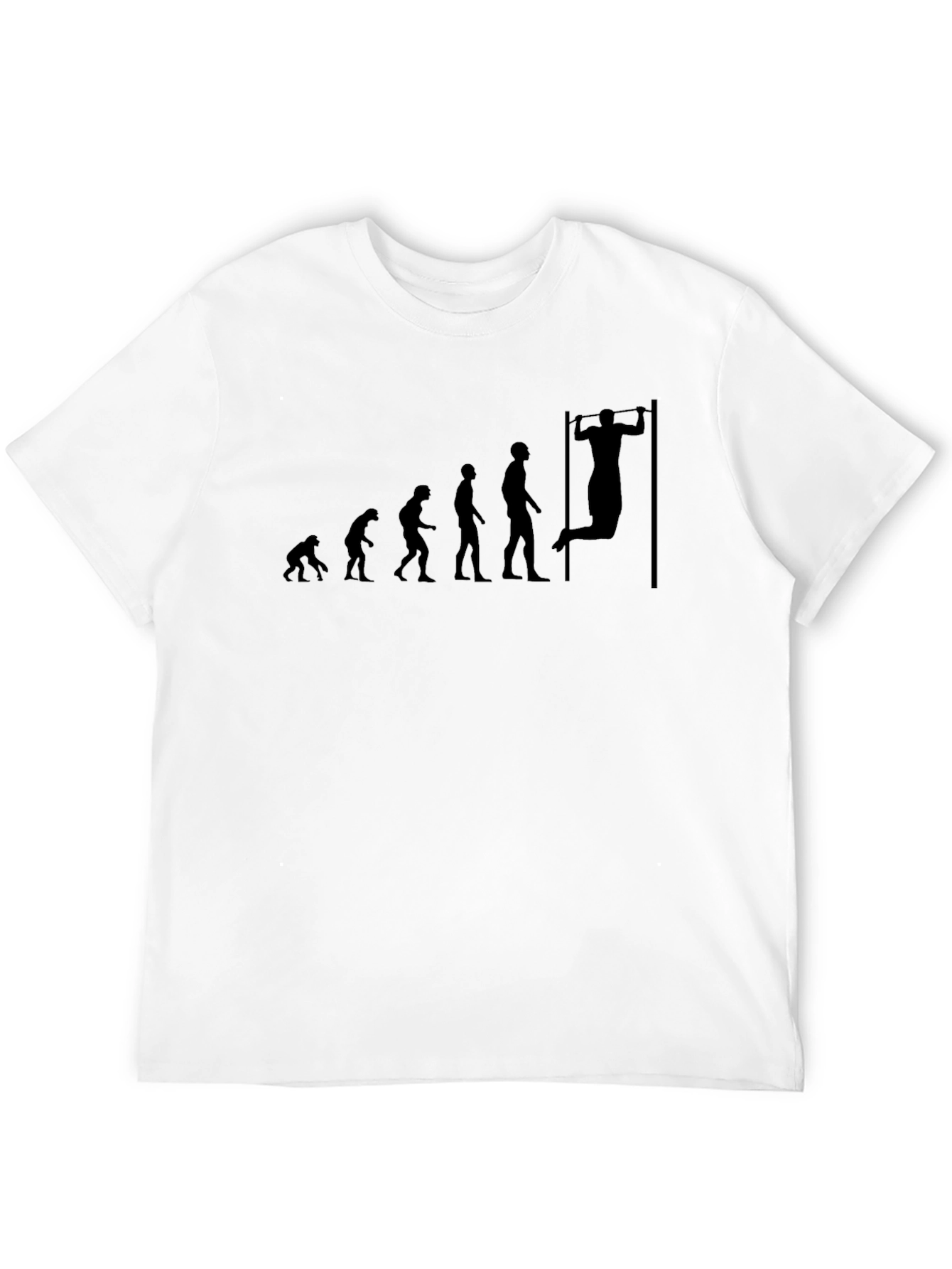 Evolution Pull-Up Black Graphic T-Shirt