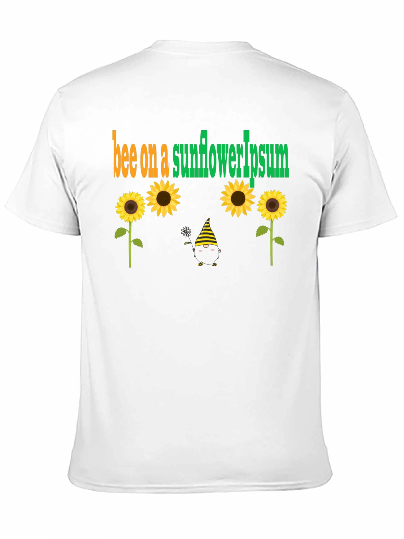 Bee on Sunflower Graphic T-Shirt