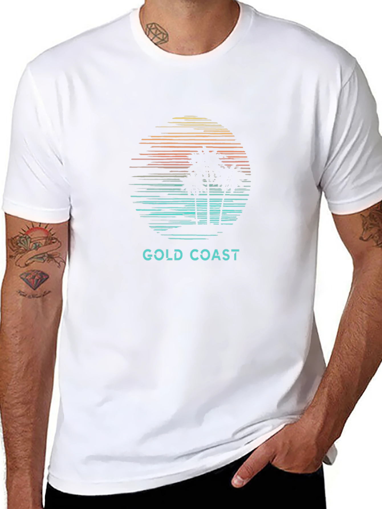 Gold Coast Palm Tree T-Shirt