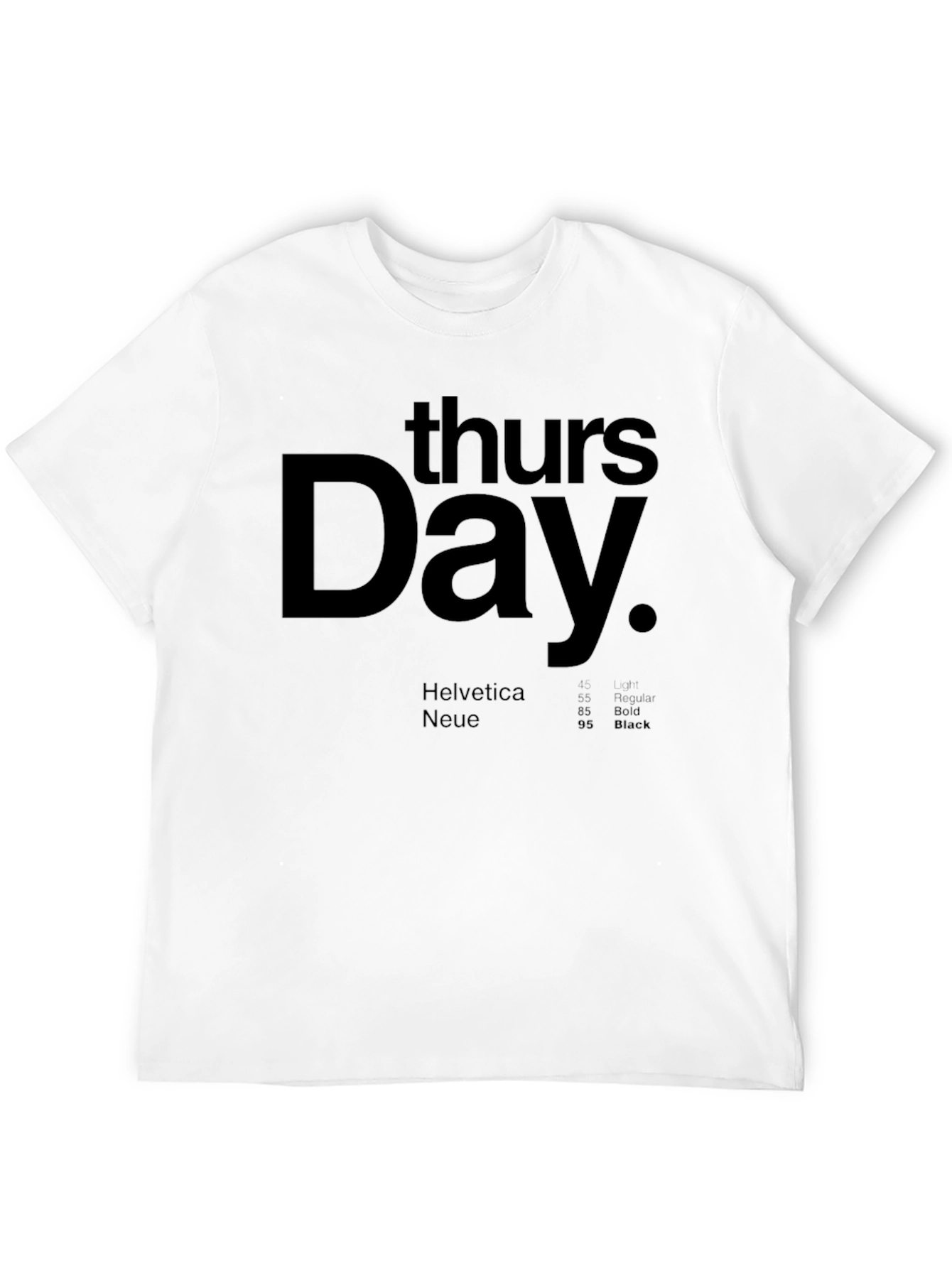 Thursday Graphic T-Shirt - Black Crew Neck Tee