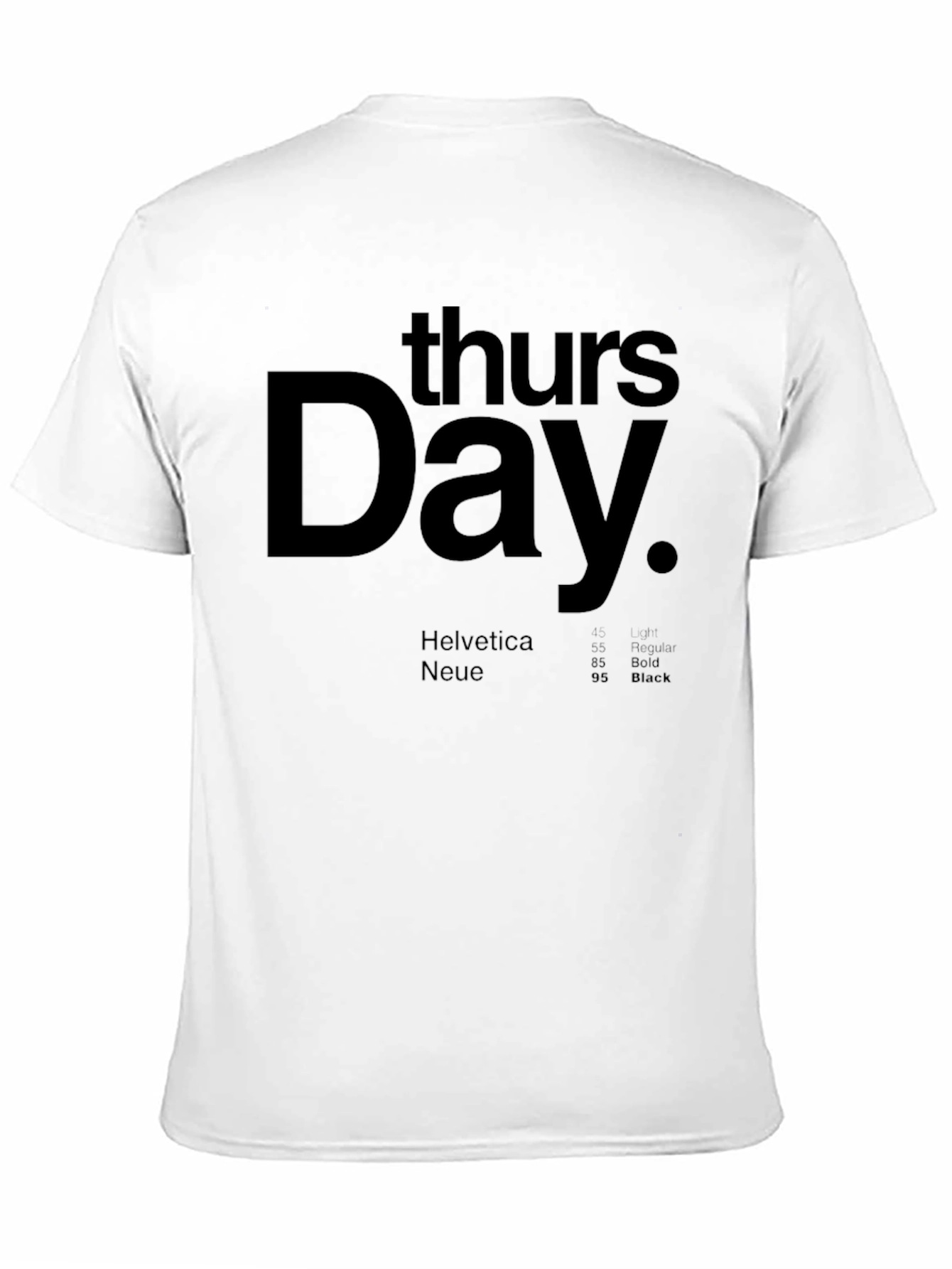Thursday Graphic T-Shirt - Black Crew Neck Tee