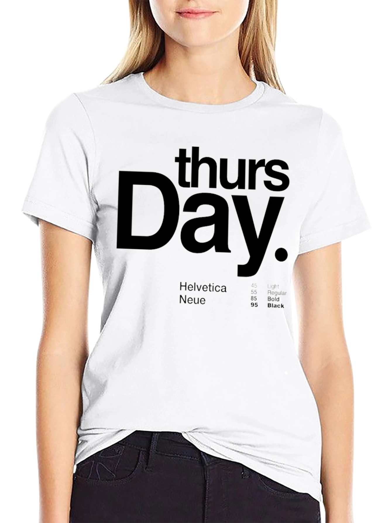 Thursday Graphic T-Shirt - Black Crew Neck Tee