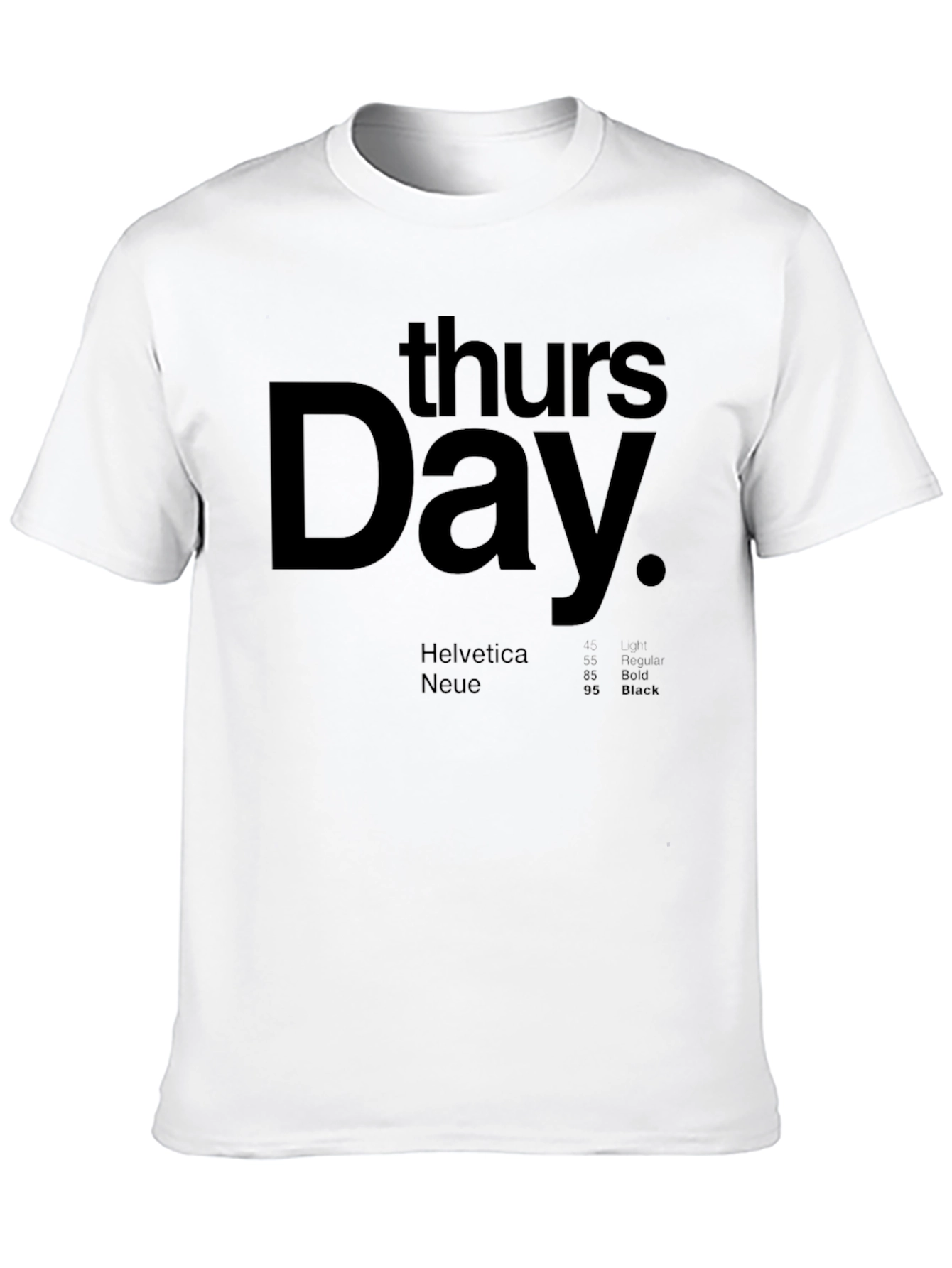 Thursday Graphic T-Shirt - Black Crew Neck Tee