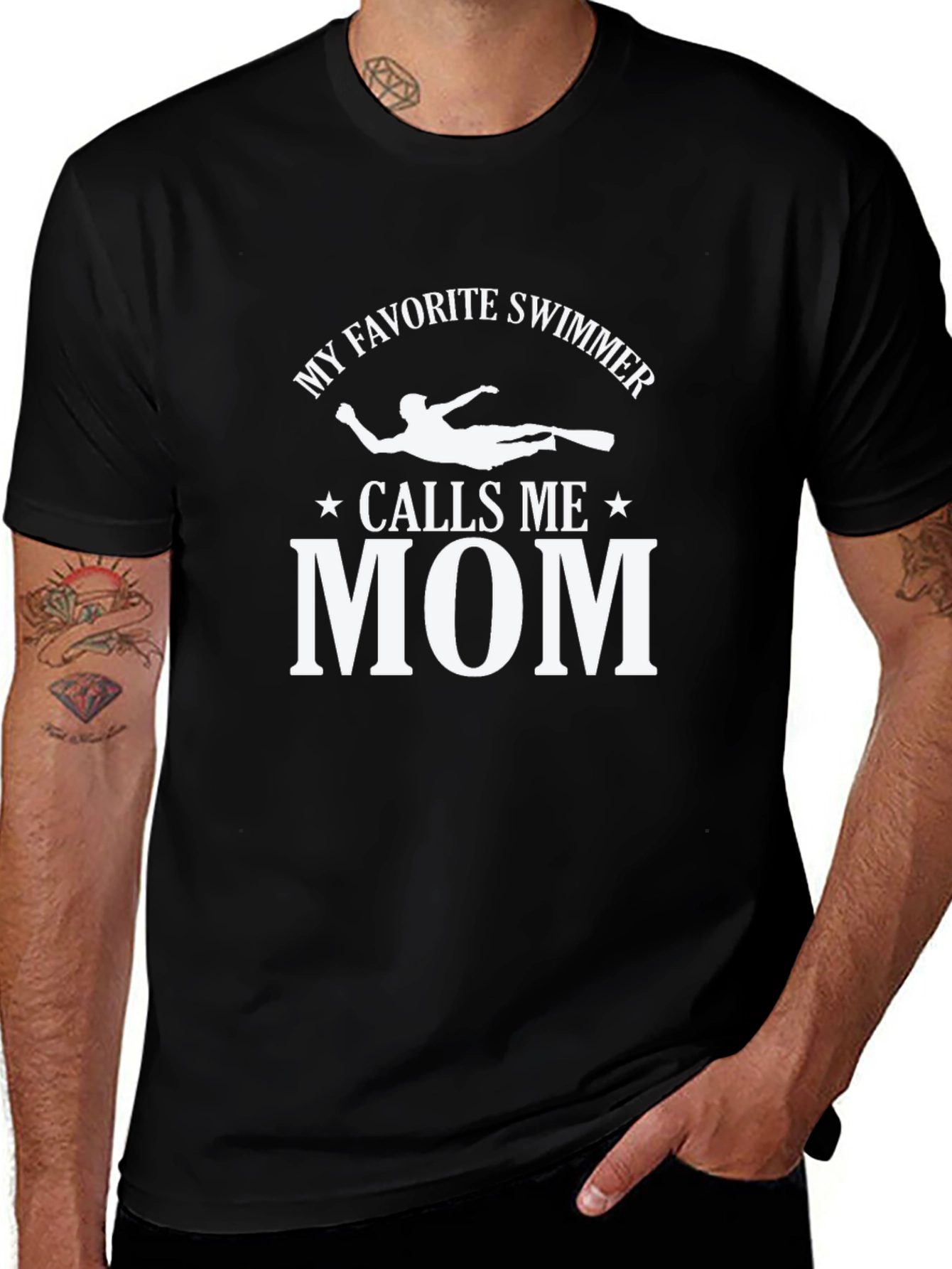 My Favorite Swimmer Calls Me Mom T-Shirt