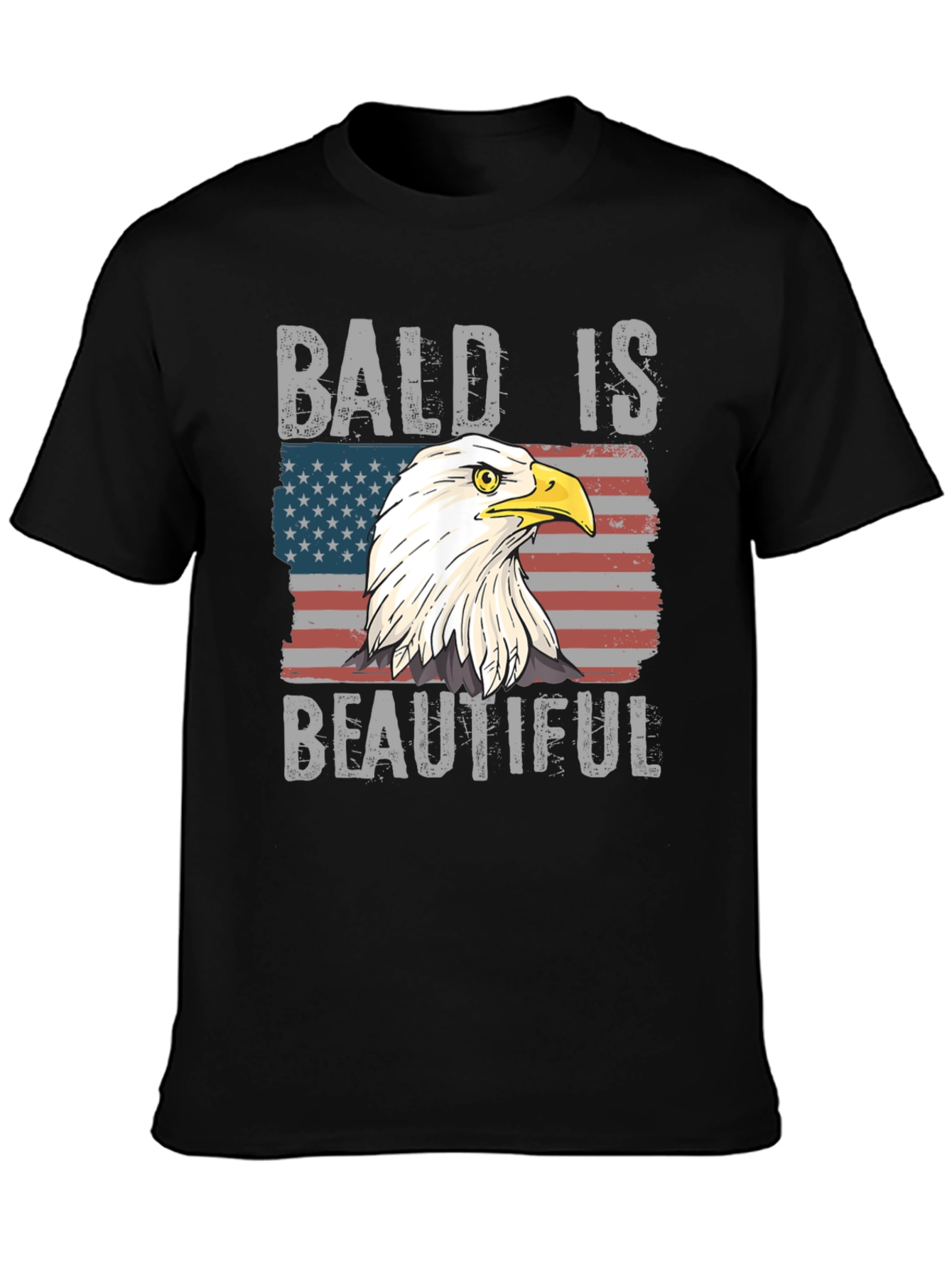 Bald Is Beautiful Eagle T-Shirt