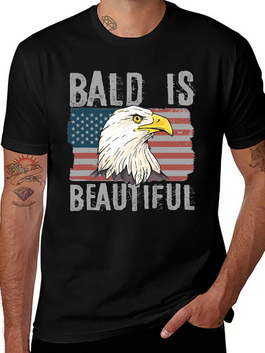 Bald Is Beautiful Eagle T-Shirt