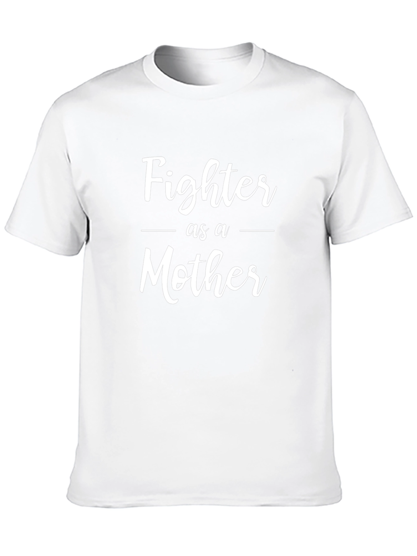 Fighter as a Mother Graphic T-Shirt - Black