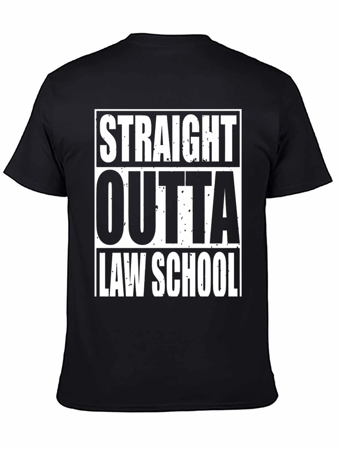 Straight Outta Law School T-Shirt - Graduation Gift