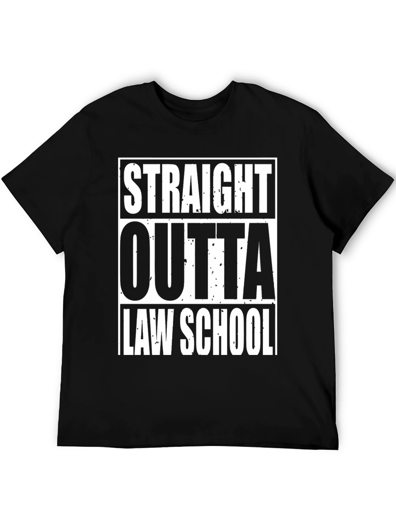 Straight Outta Law School T-Shirt - Graduation Gift