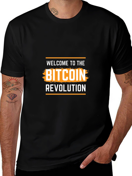 Bitcoin Revolution Black T-Shirt - Crypto Enthusiast Tee
