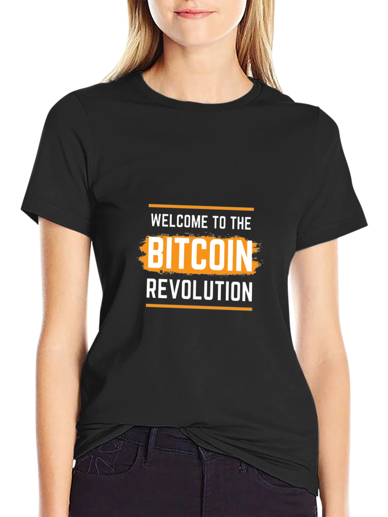 Bitcoin Revolution Black T-Shirt - Crypto Enthusiast Tee