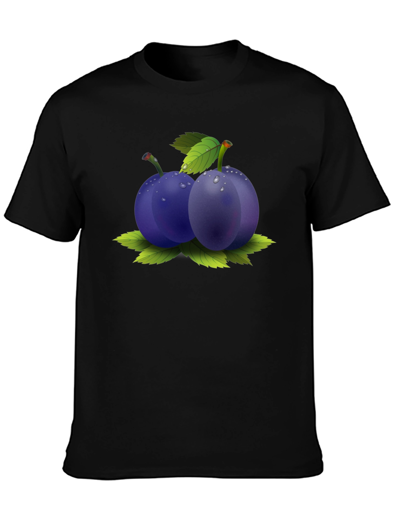Plum Design Black T-Shirt