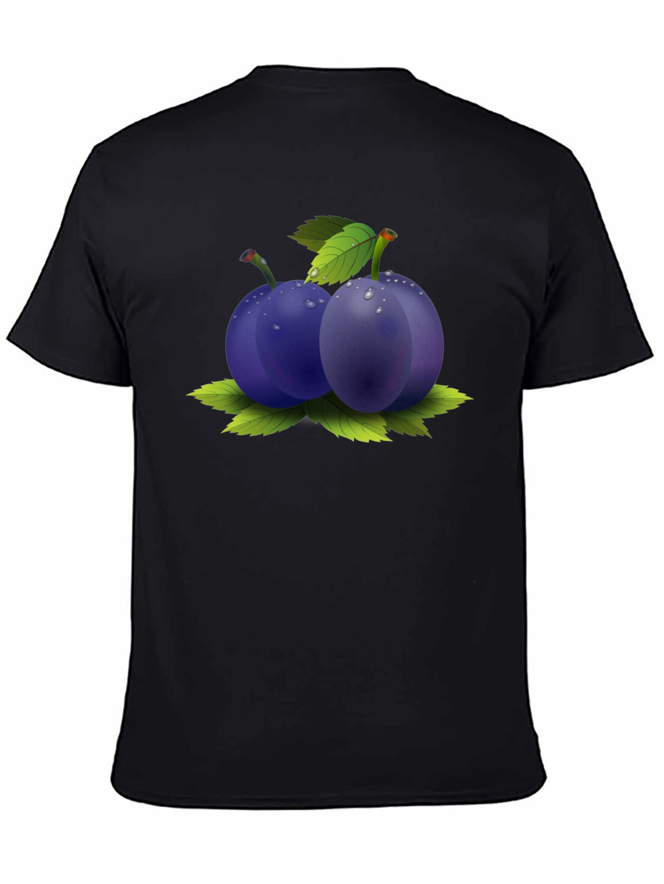 Plum Design Black T-Shirt