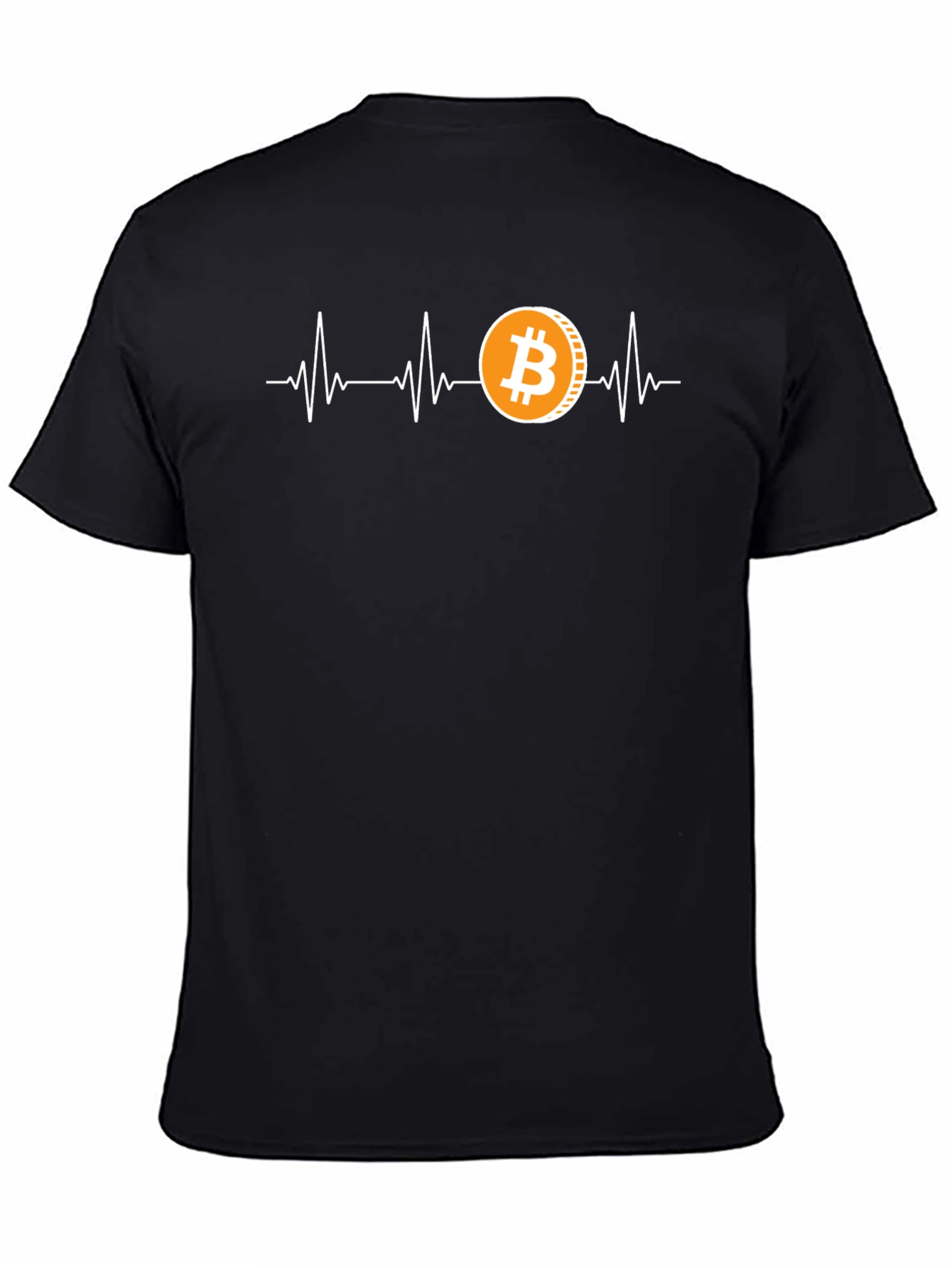 Bitcoin Heartbeat T-Shirt Crypto Currency Tee