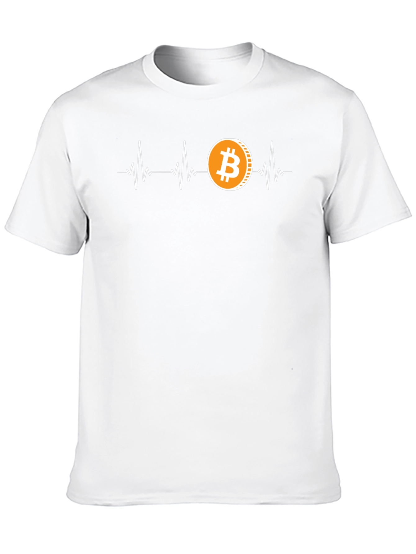 Bitcoin Heartbeat T-Shirt Crypto Currency Tee