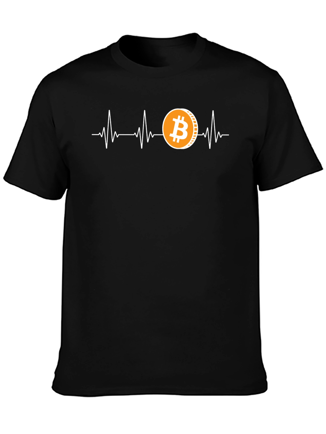 Bitcoin Heartbeat T-Shirt Crypto Currency Tee